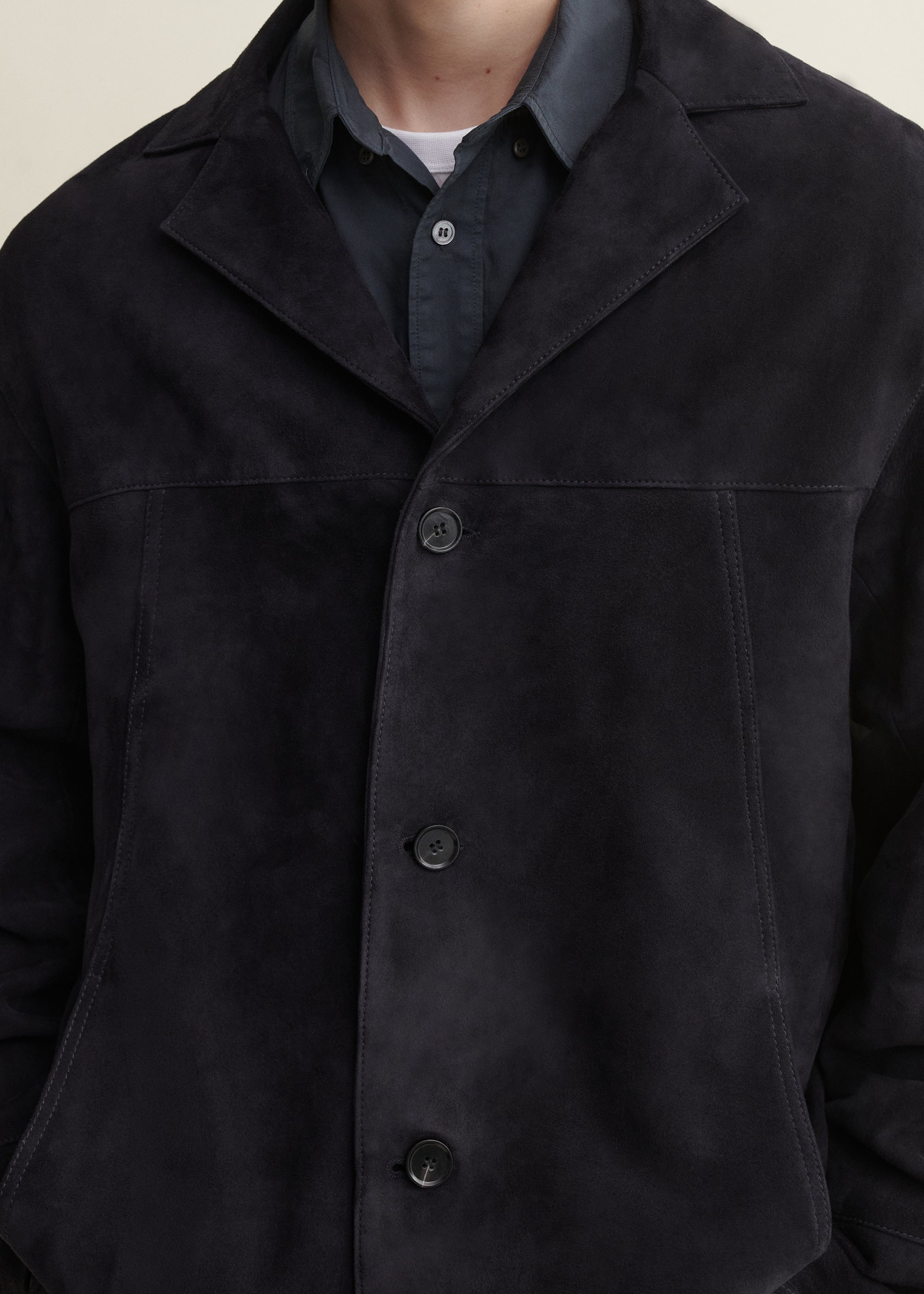 JACK | Suede Jacket | Dark Navy