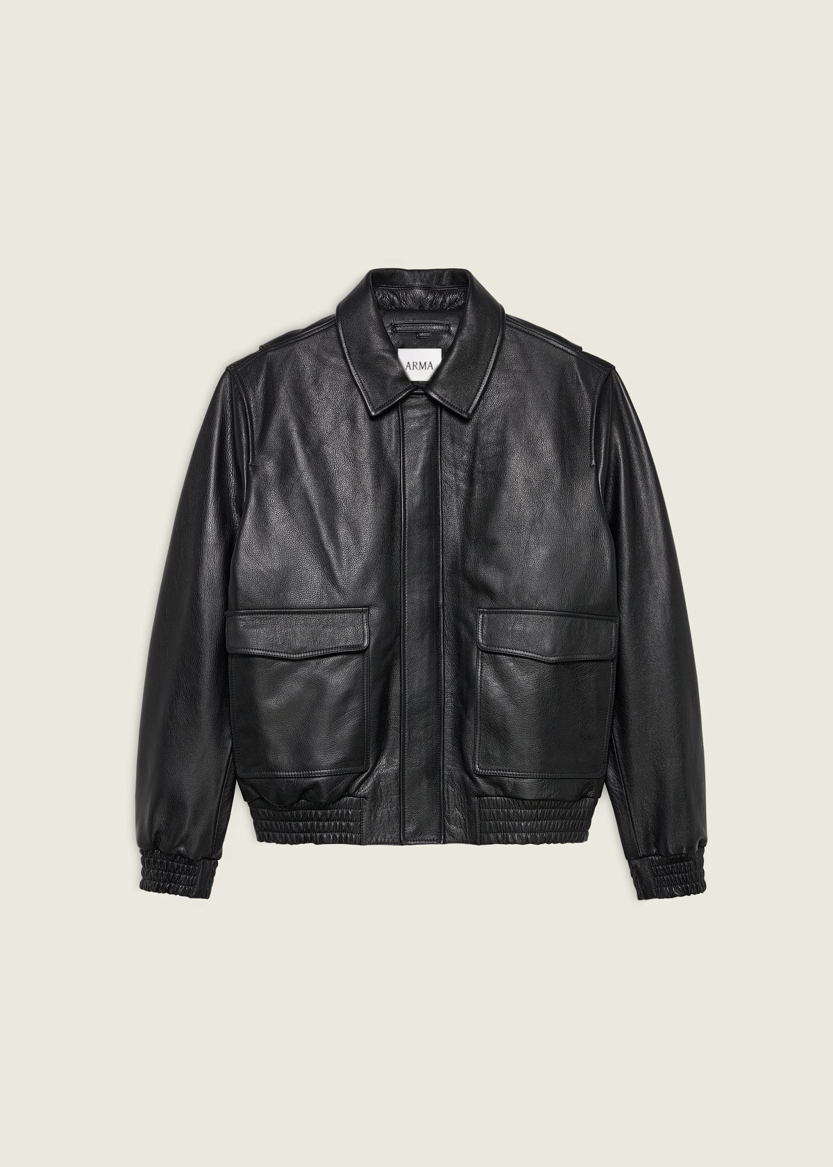 Bari | Leather Jacket | Black