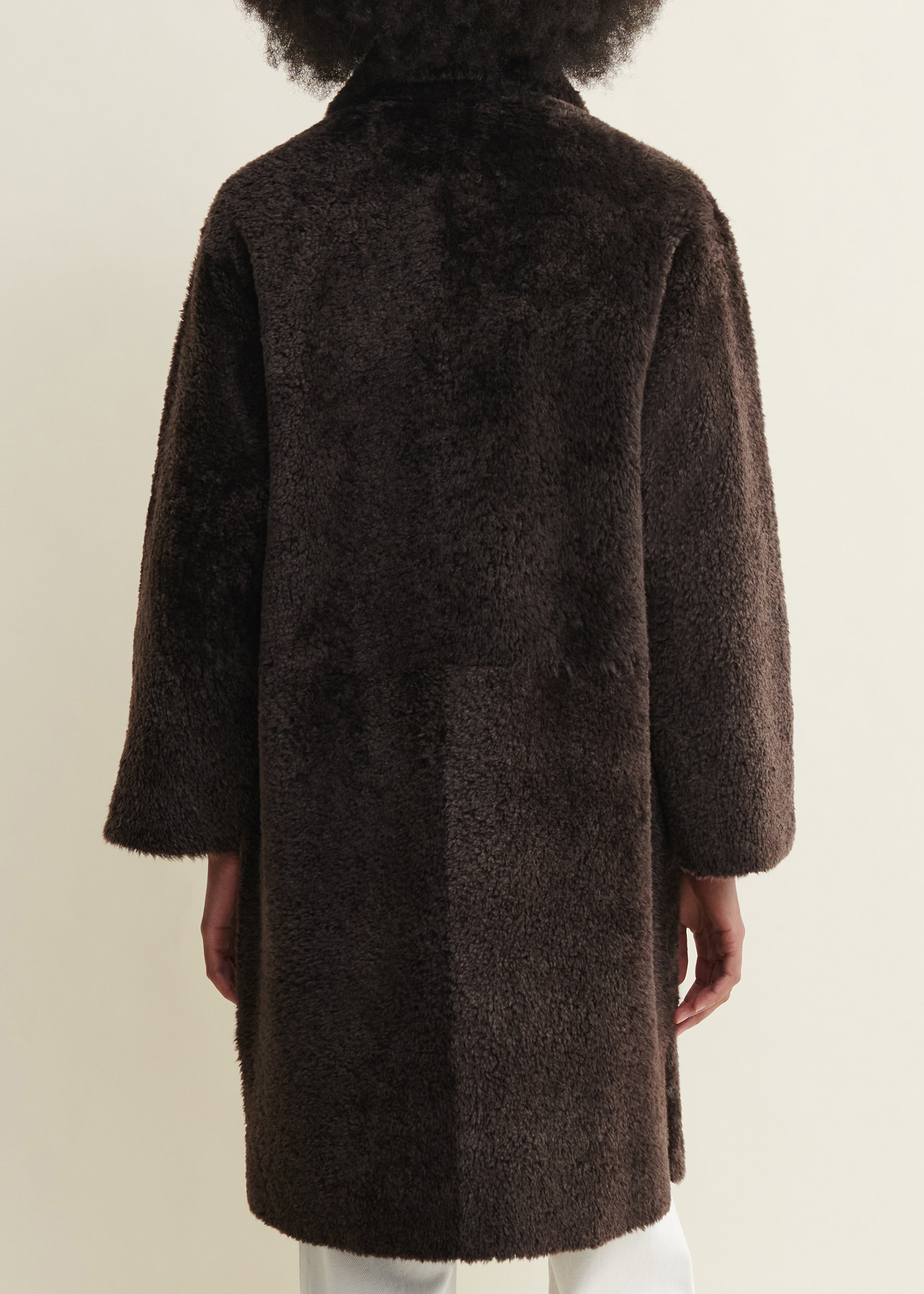 ZOEY | Shearling Jacket | Coffee Bean