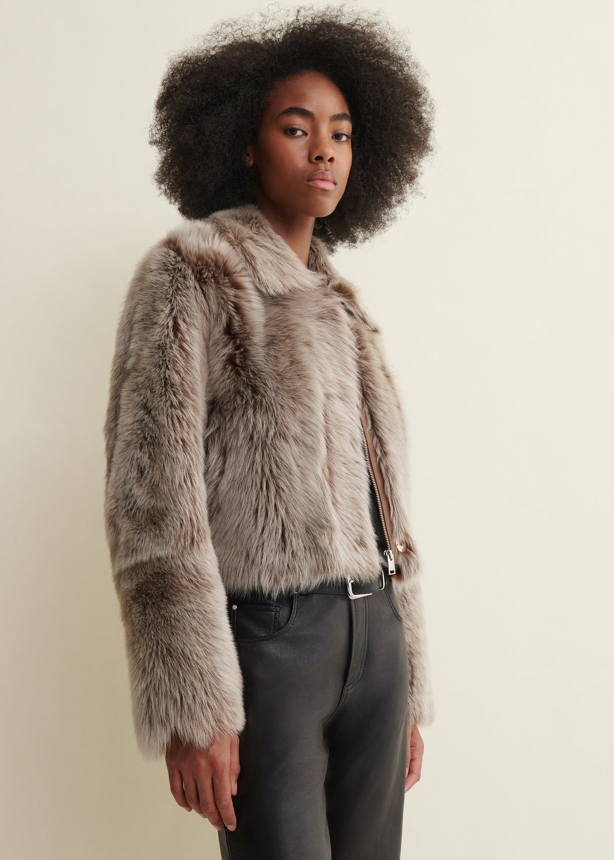 Lucie | Shearling Jacket | Cigar