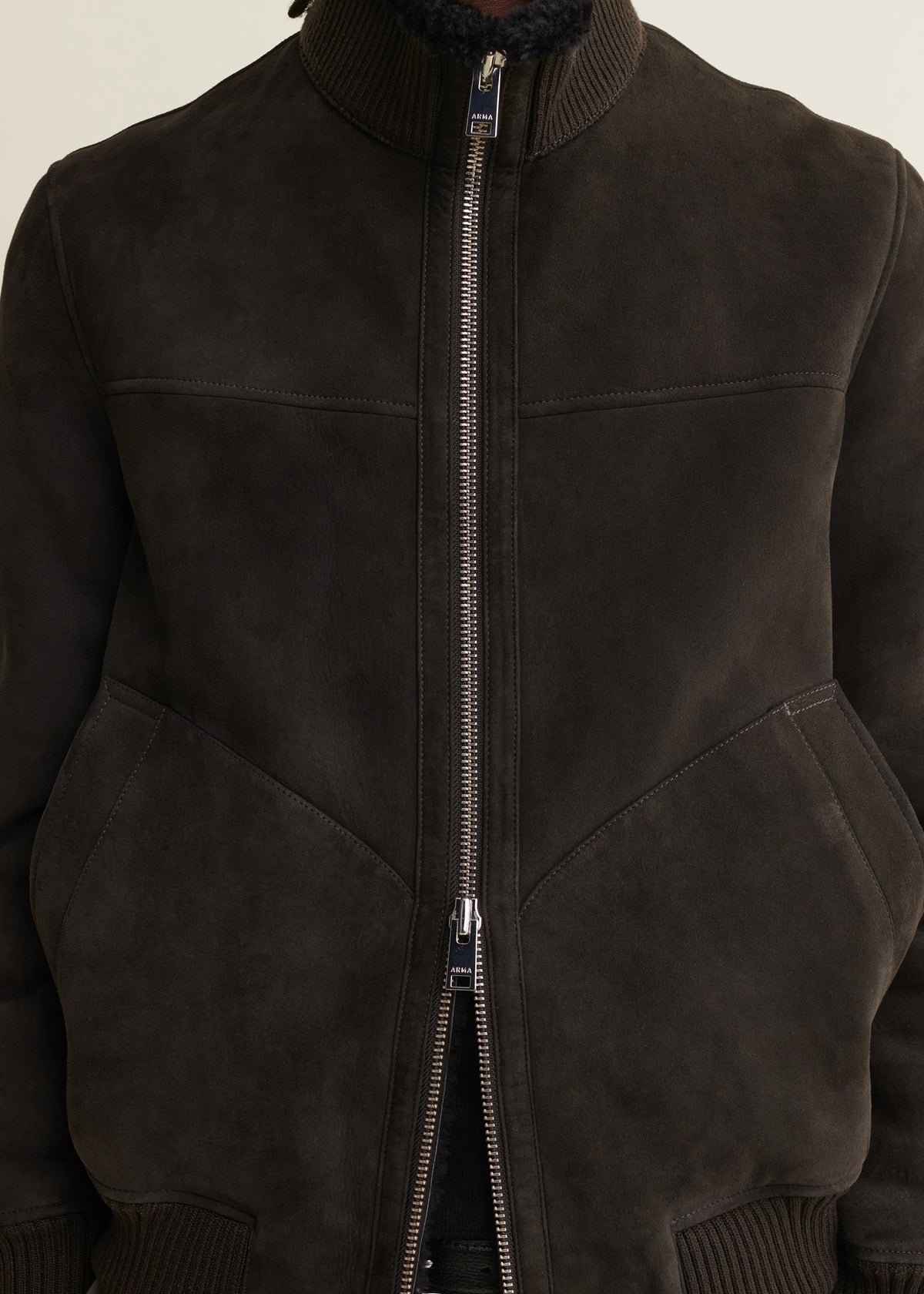 AREK | Shearling Jacket | Iron