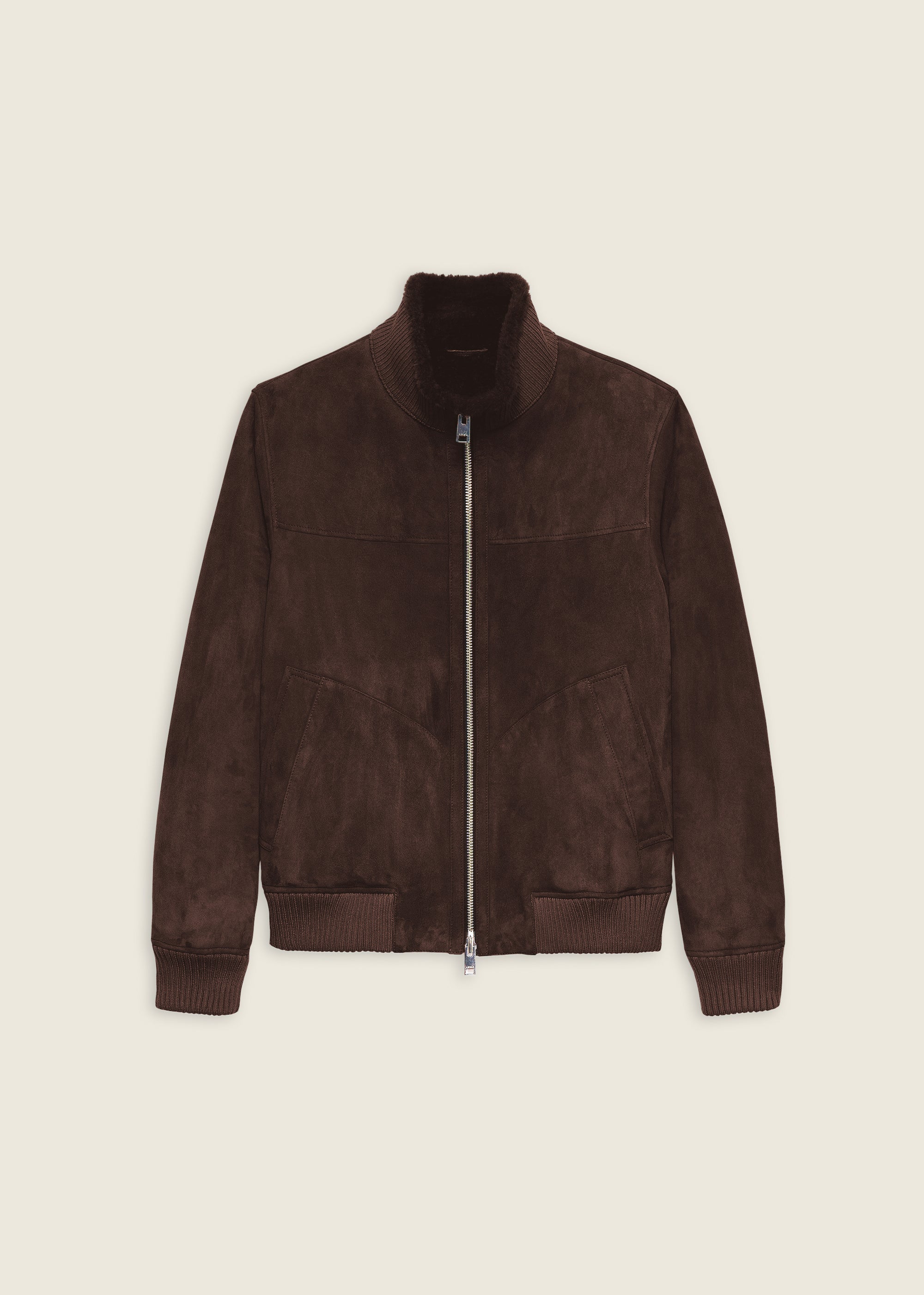 AREK | Shearling Jacket | Mud Brown