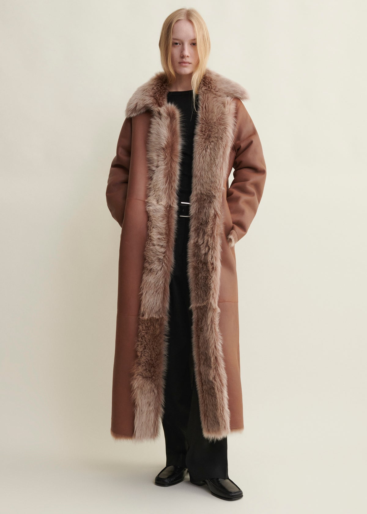 VERENA | Shearling Coat | Hazel