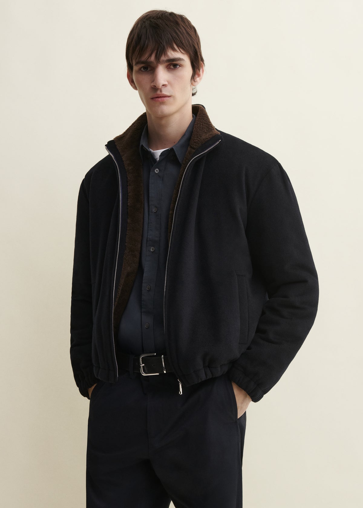 ALTIN | Shearling Wool Jacket | Night