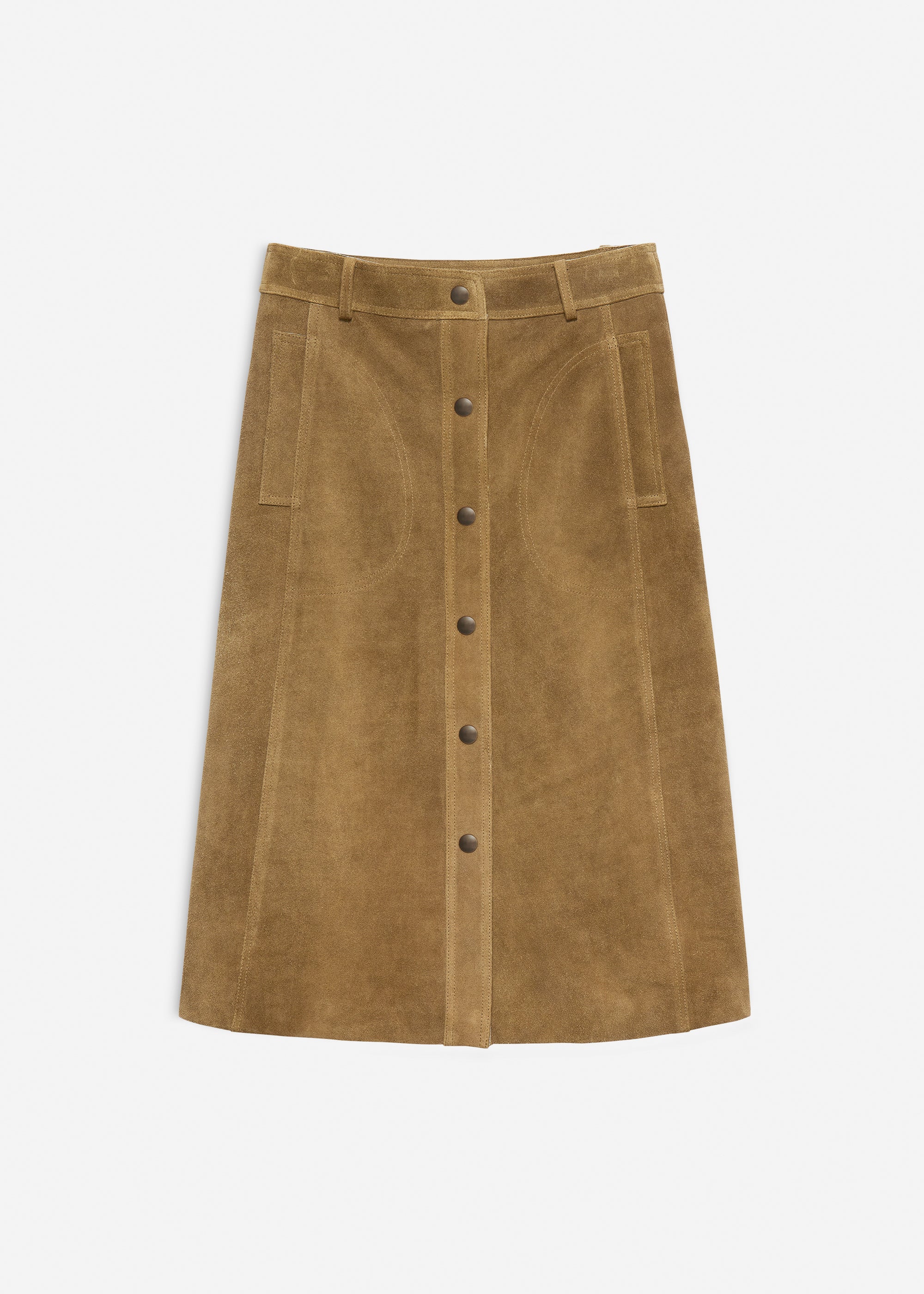 ELEN Gritty Suede Skirt
