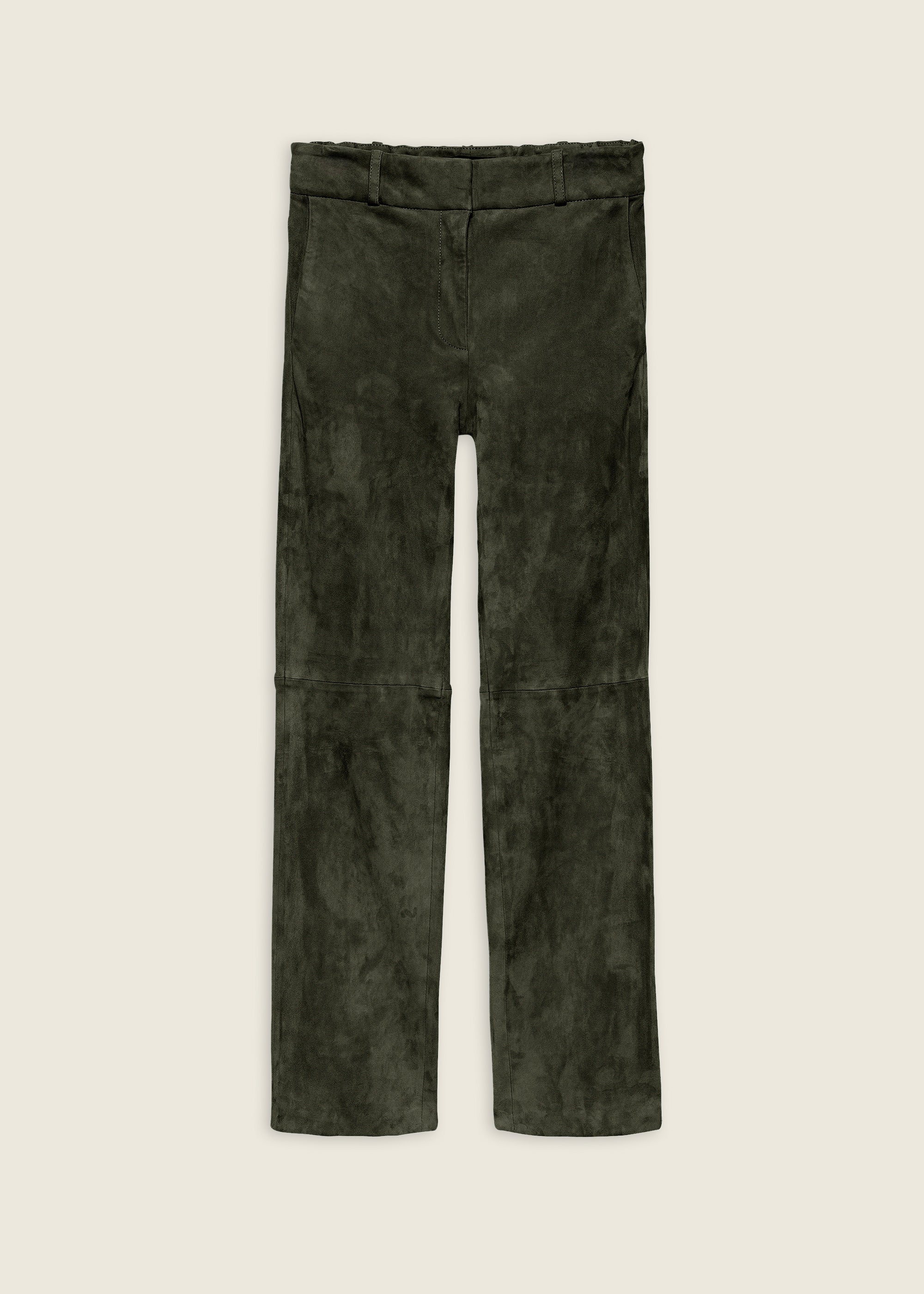 JEN | Suede Slim Fit Pantalon