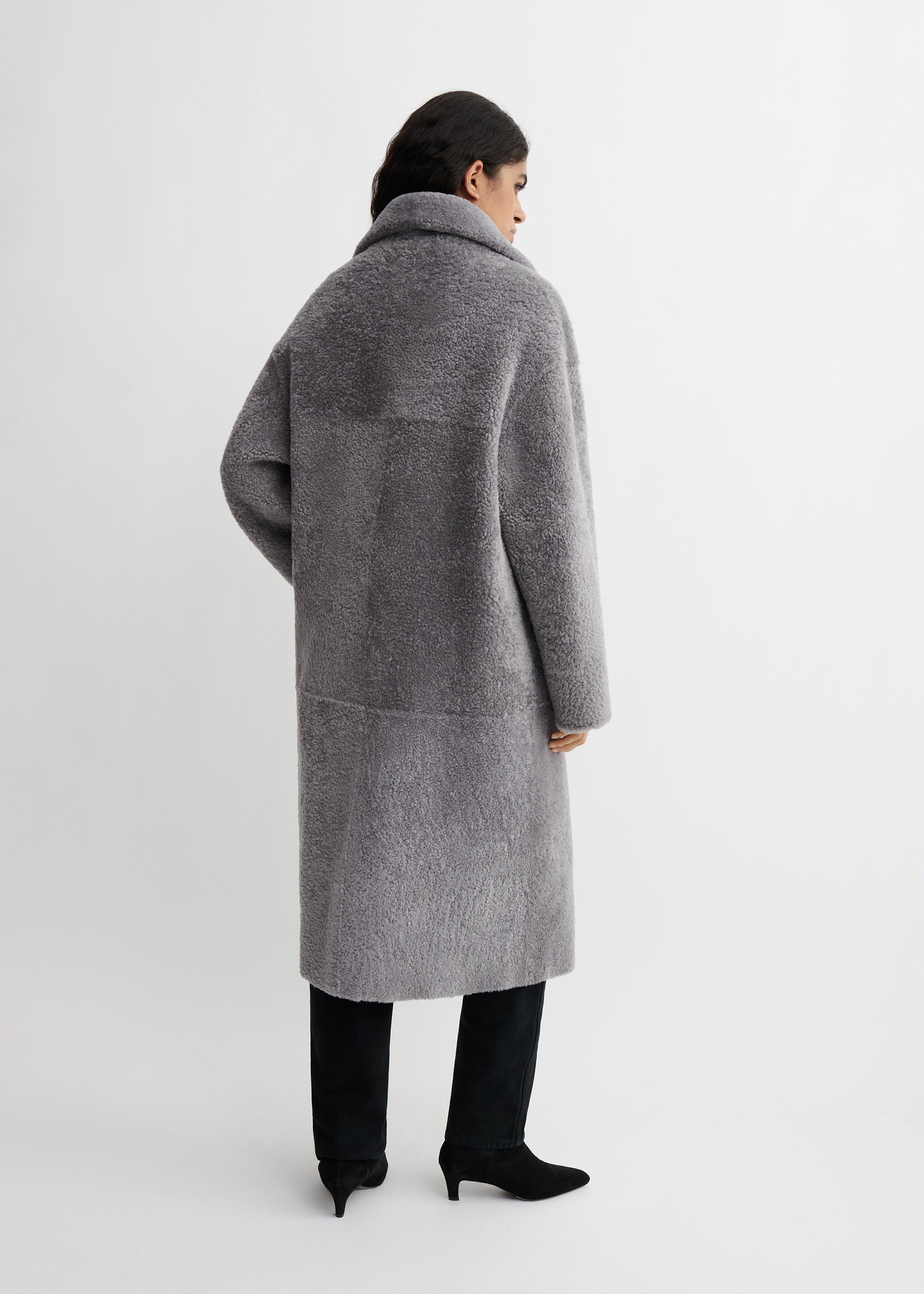 DELFINA | Shearling Coat
