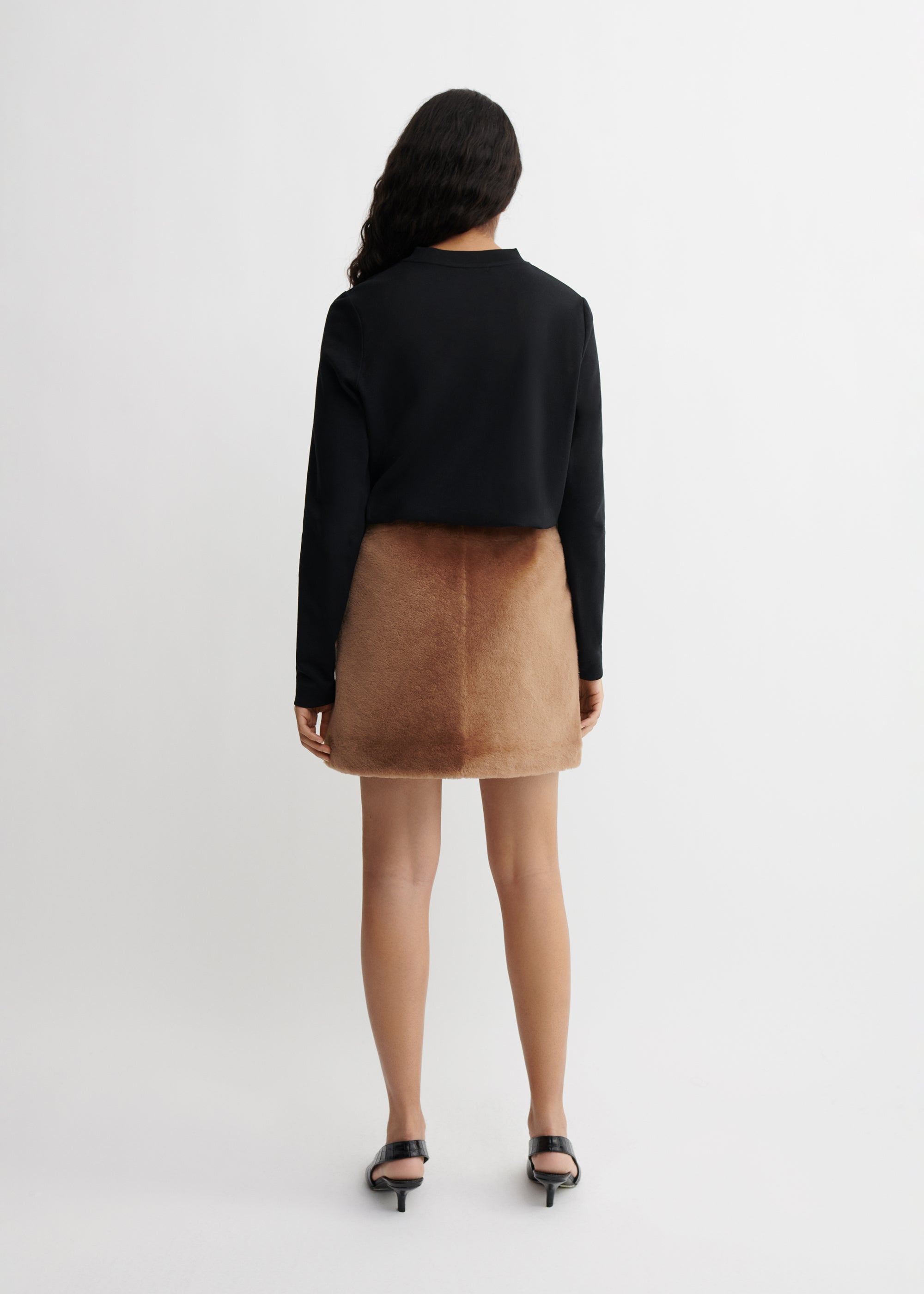 OLIVIA | Shearling Skirt