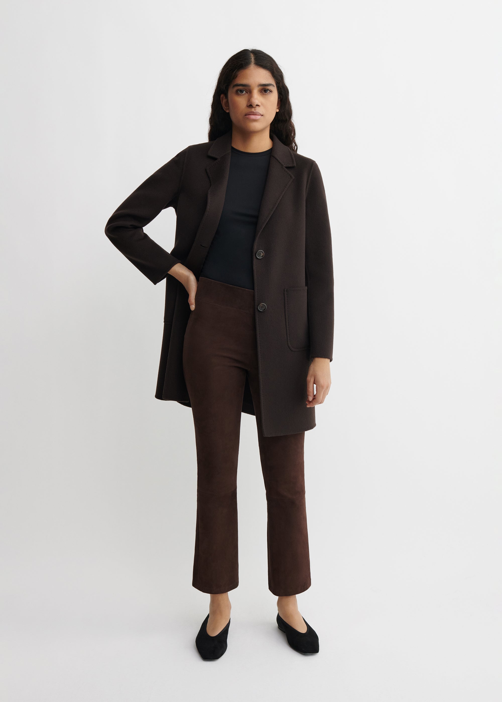 ZARAGOZA | Suede Flared Leggings