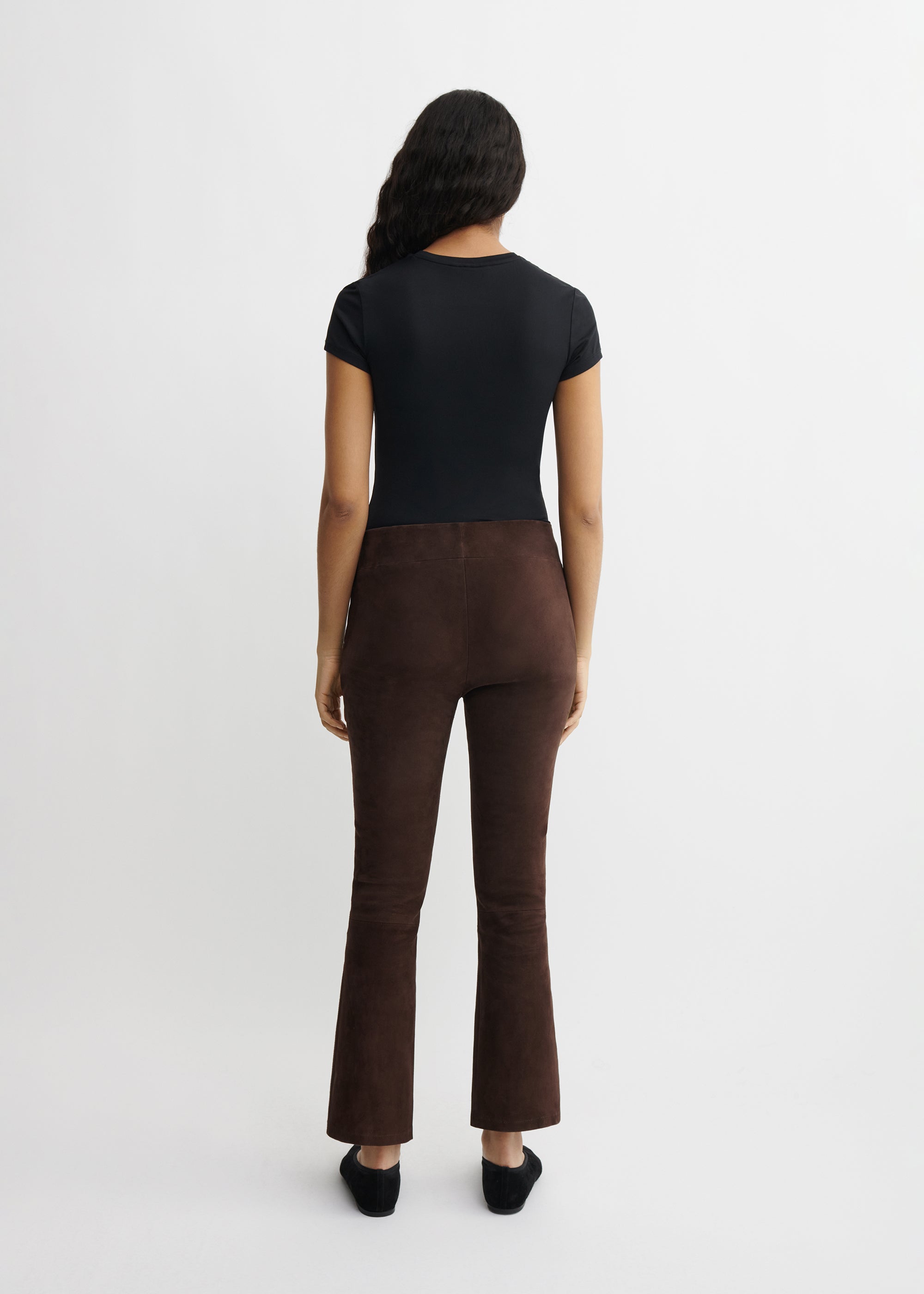 ZARAGOZA | Suede Flared Leggings