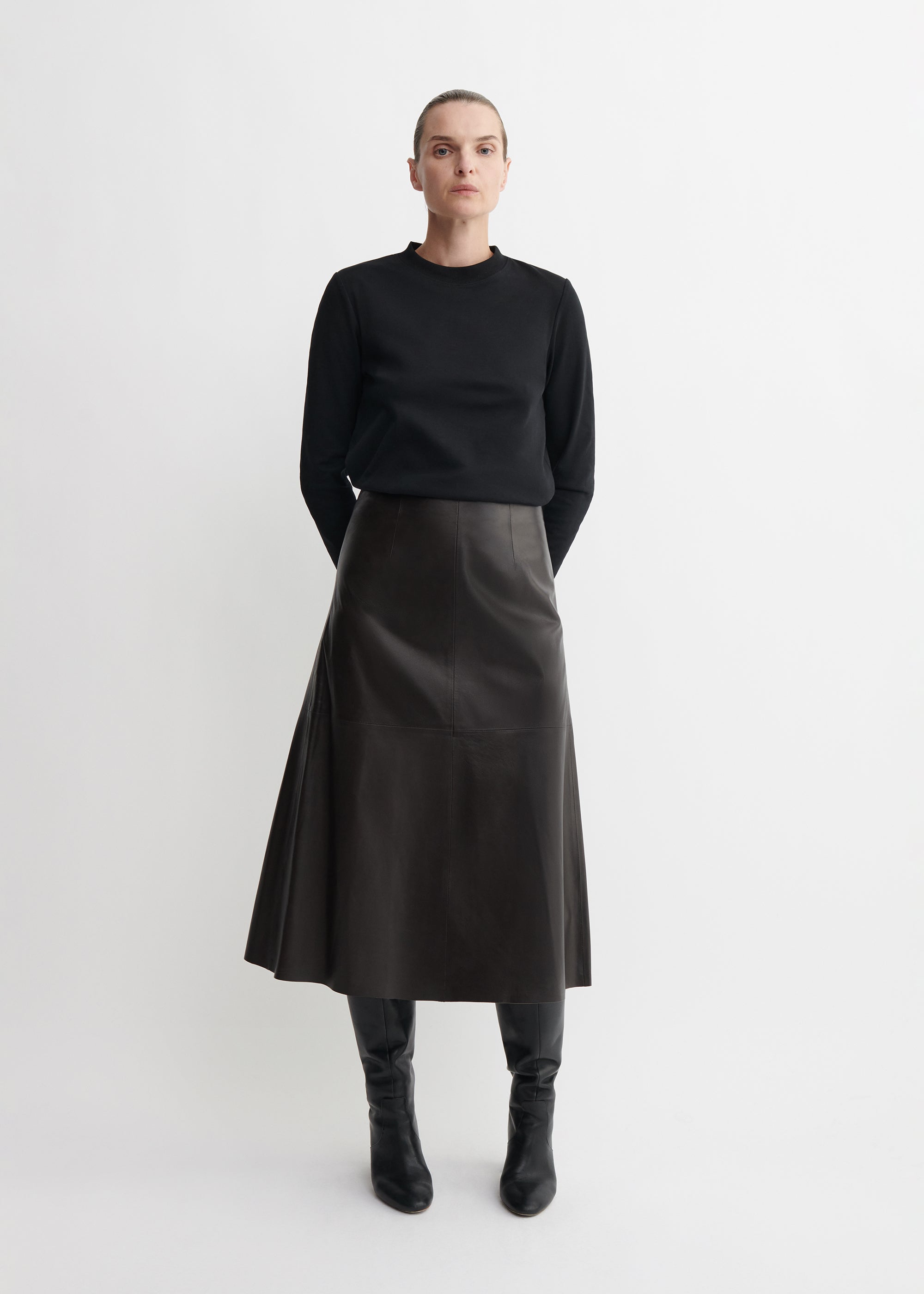 PHILIPA | Leather Skirt