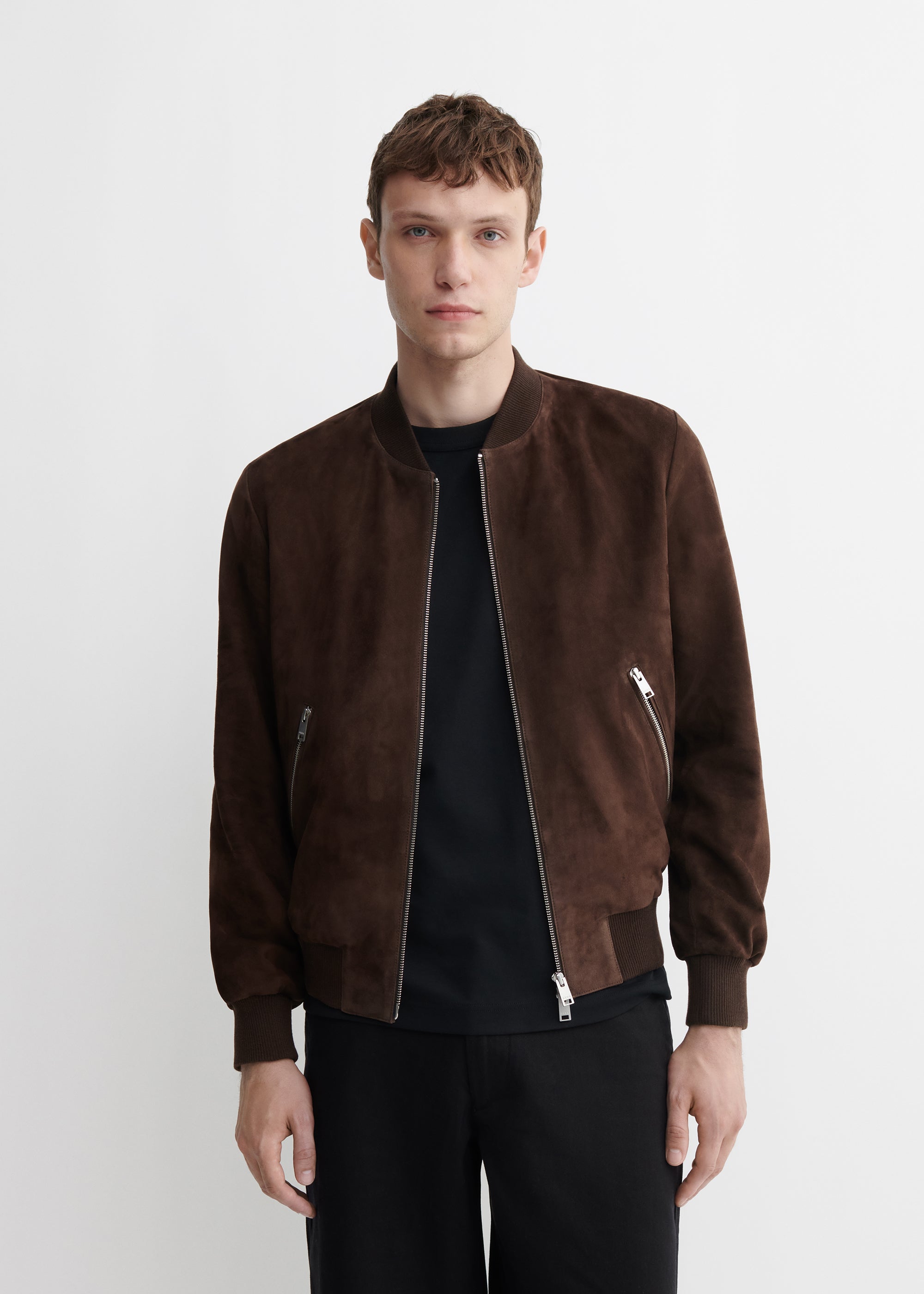 DIDIER | Suede Bomber Jacket
