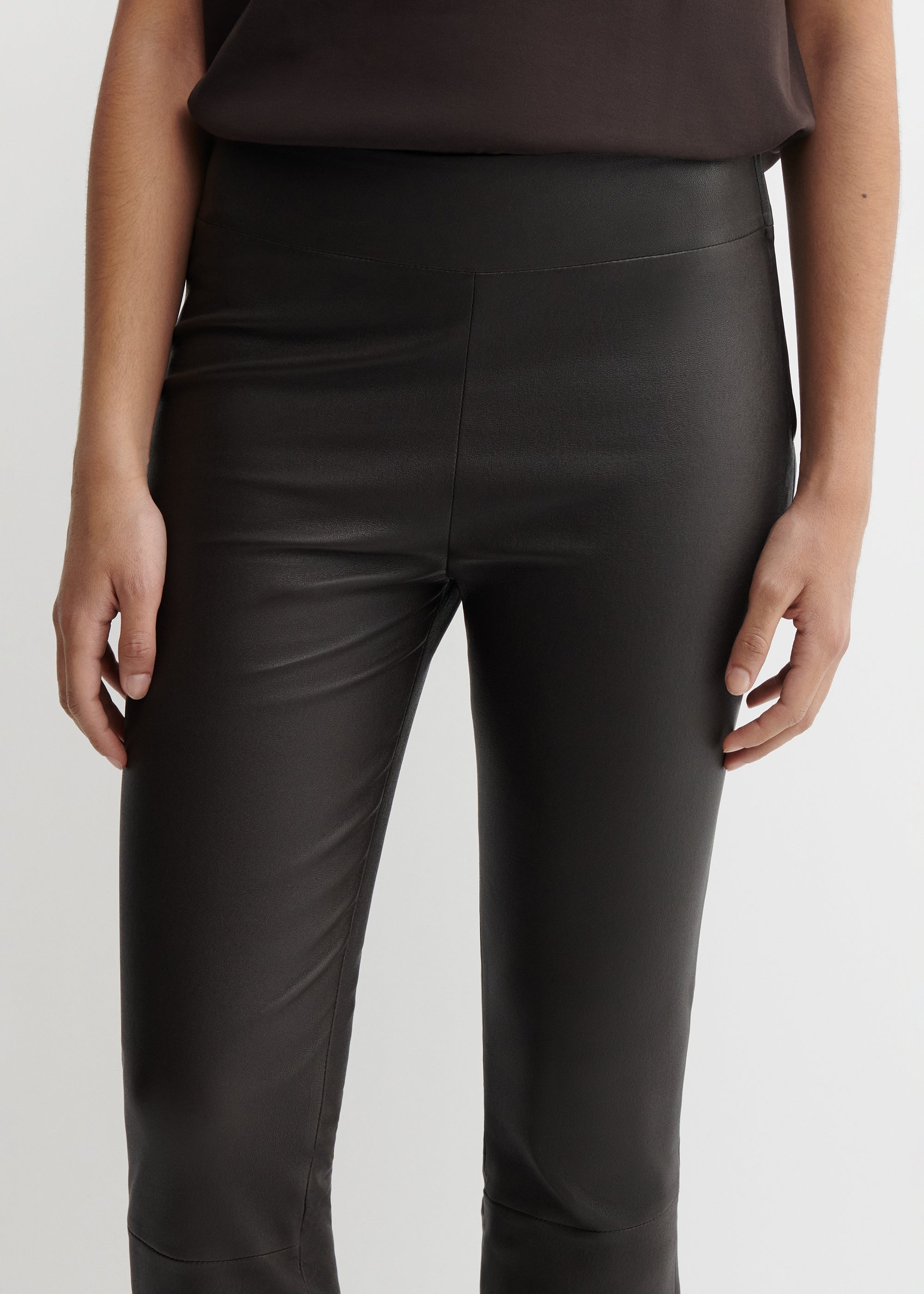 ZARAGOZA | Leather Flared Legging