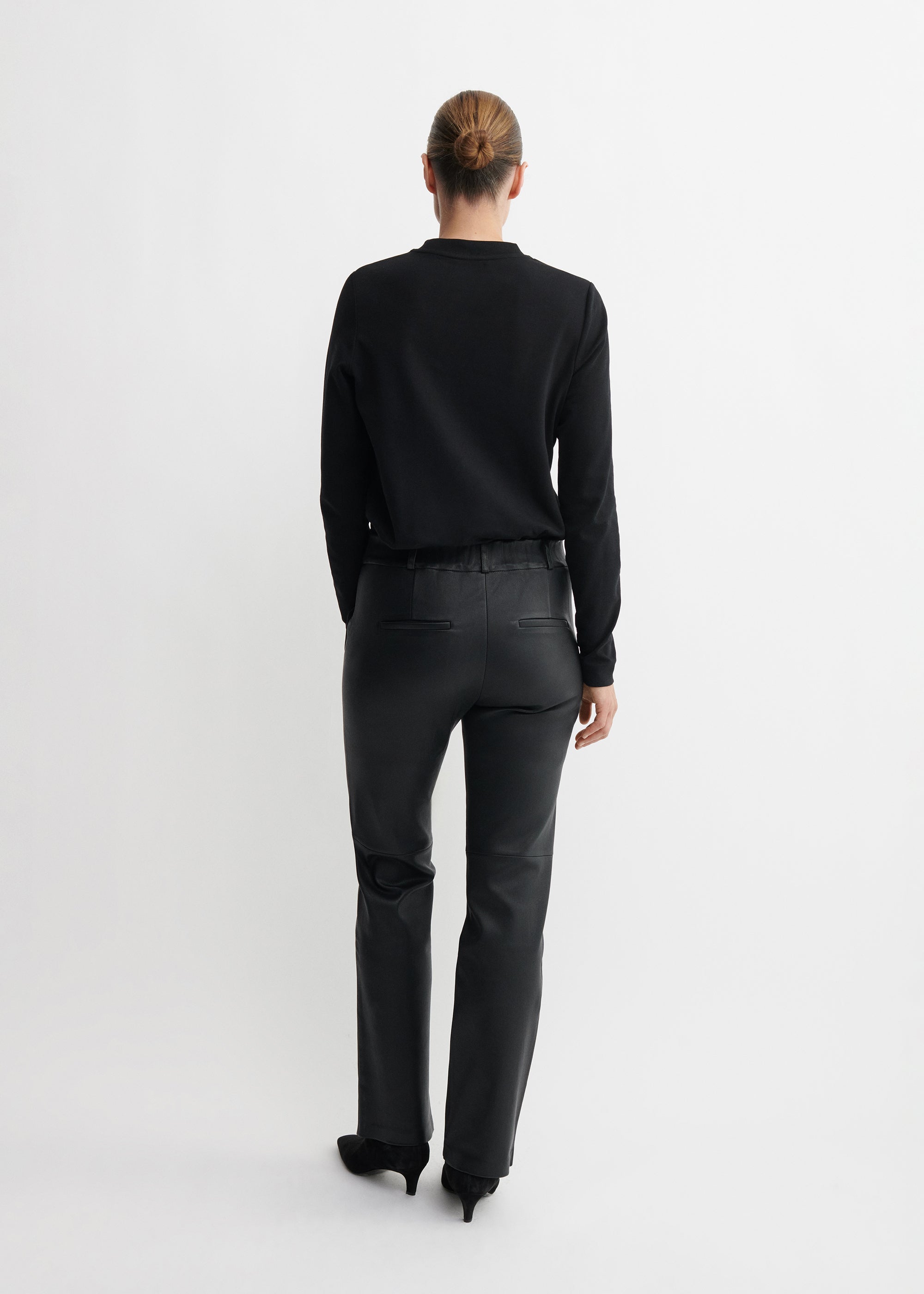 JENNA | Stretch Leather Trousers