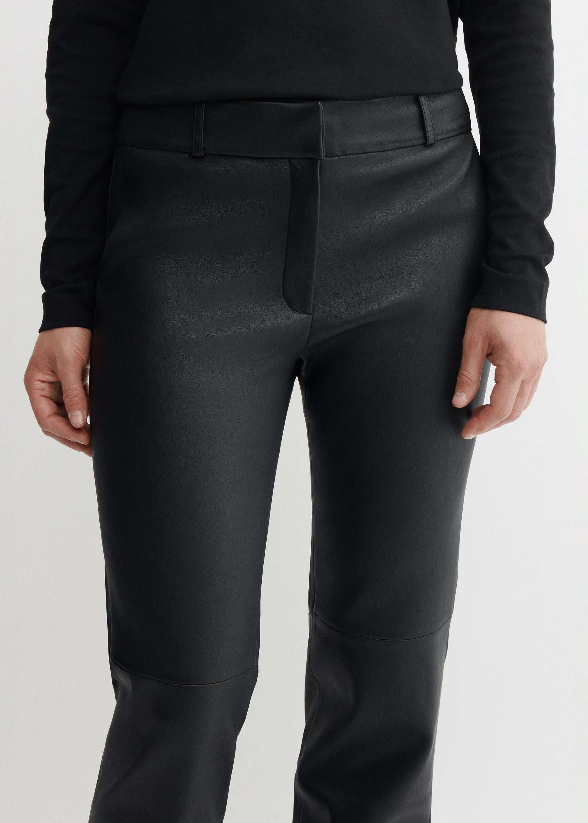 JENNA | Stretch Leather Trousers