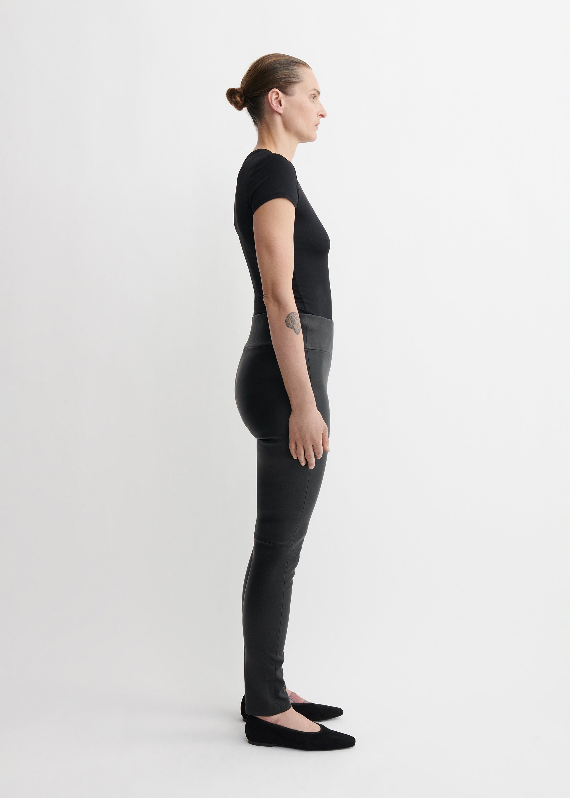 BELLENORA | Leather high rise legging