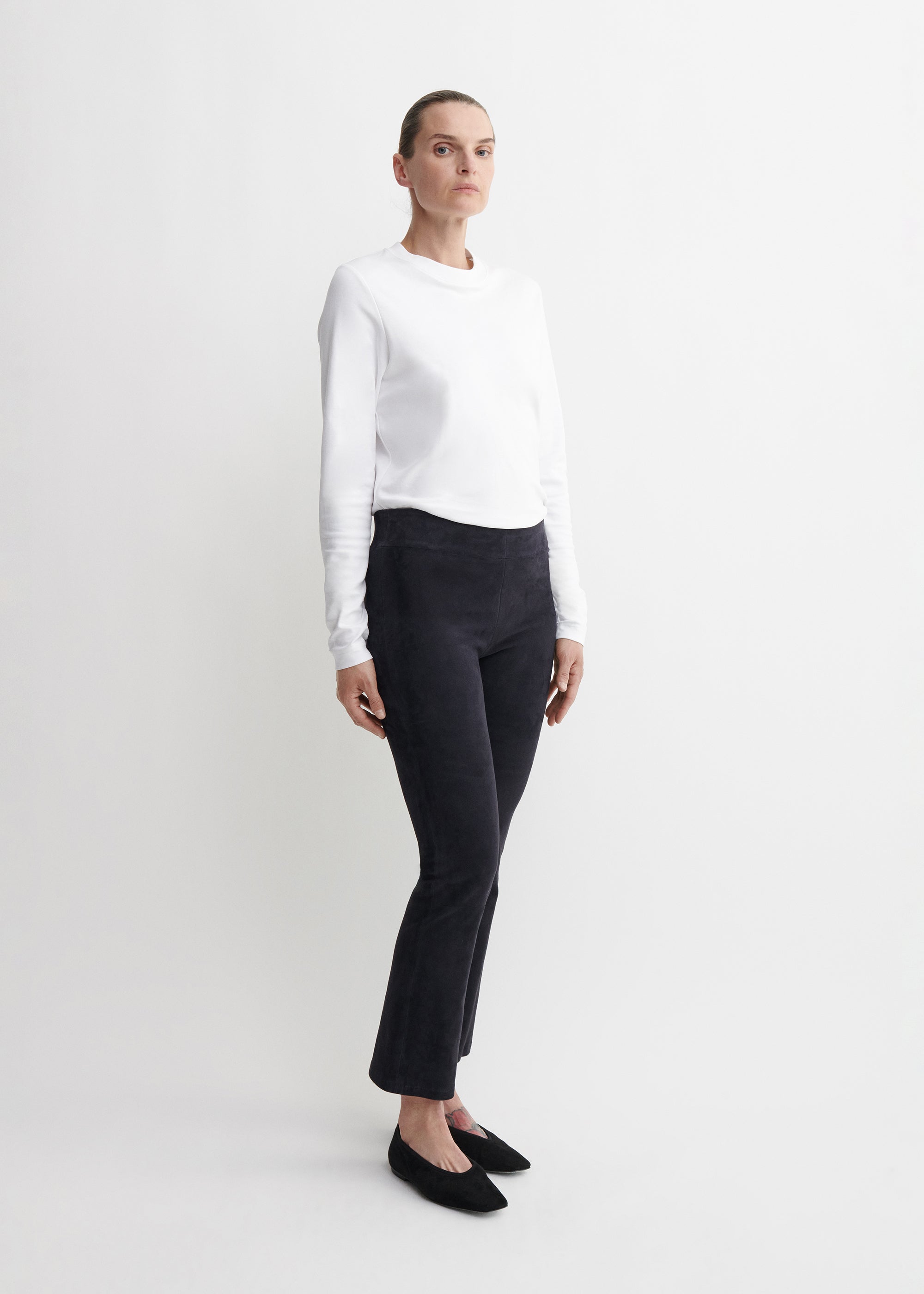 ZARAGOZA | Suede Flared Leggings