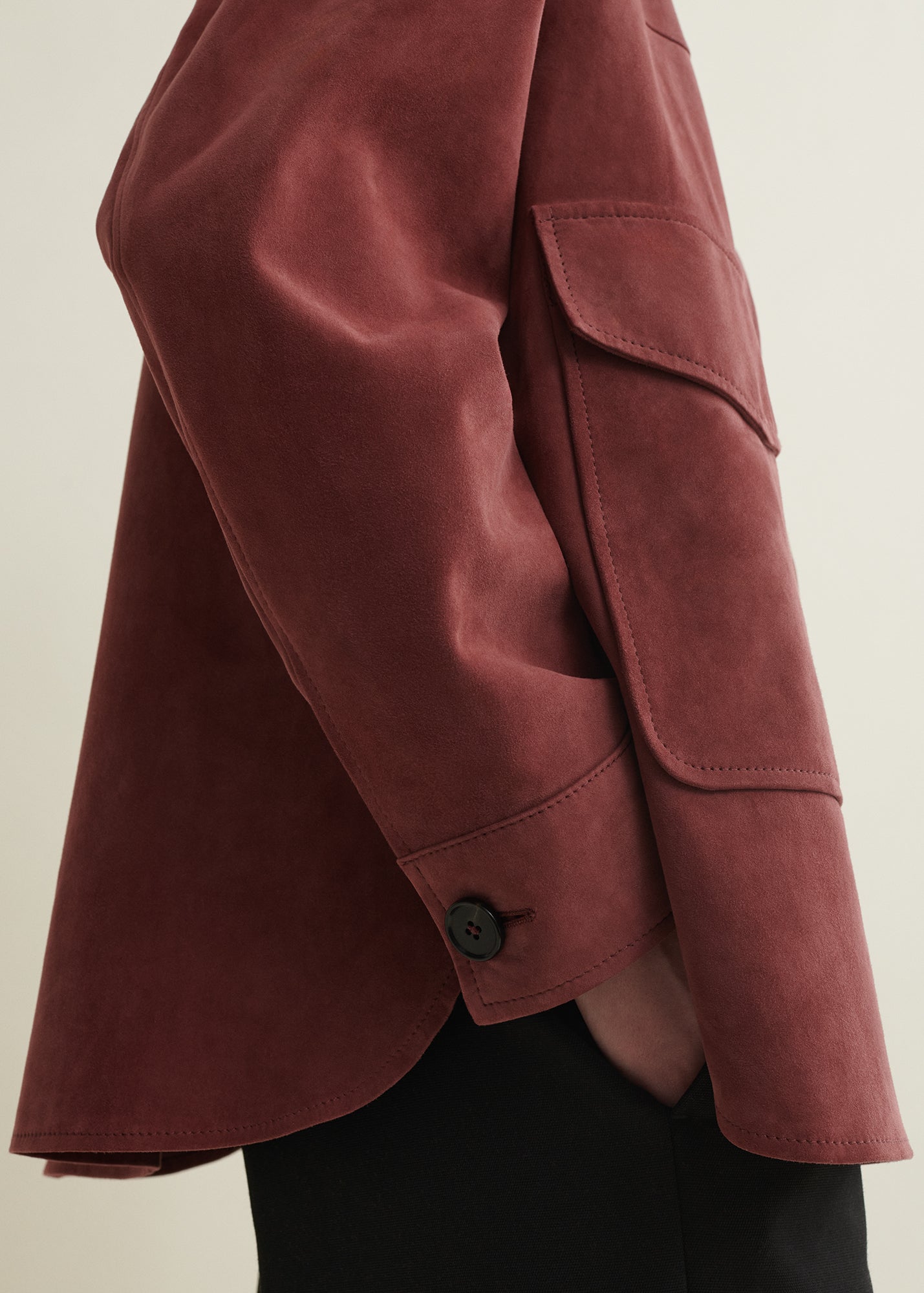 KAYLEE | Suede Shirt