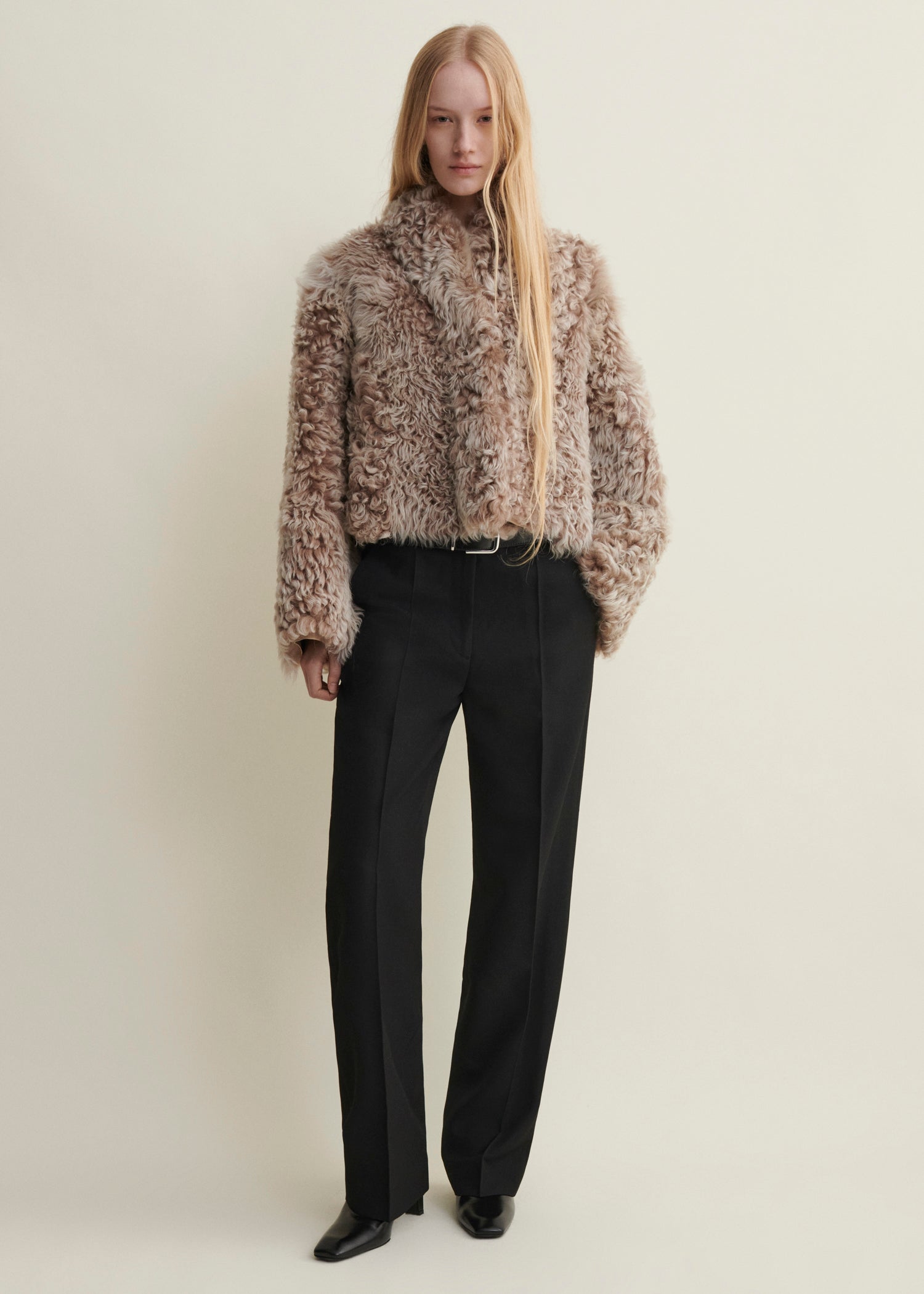 MOONEY | Lammfelljacke