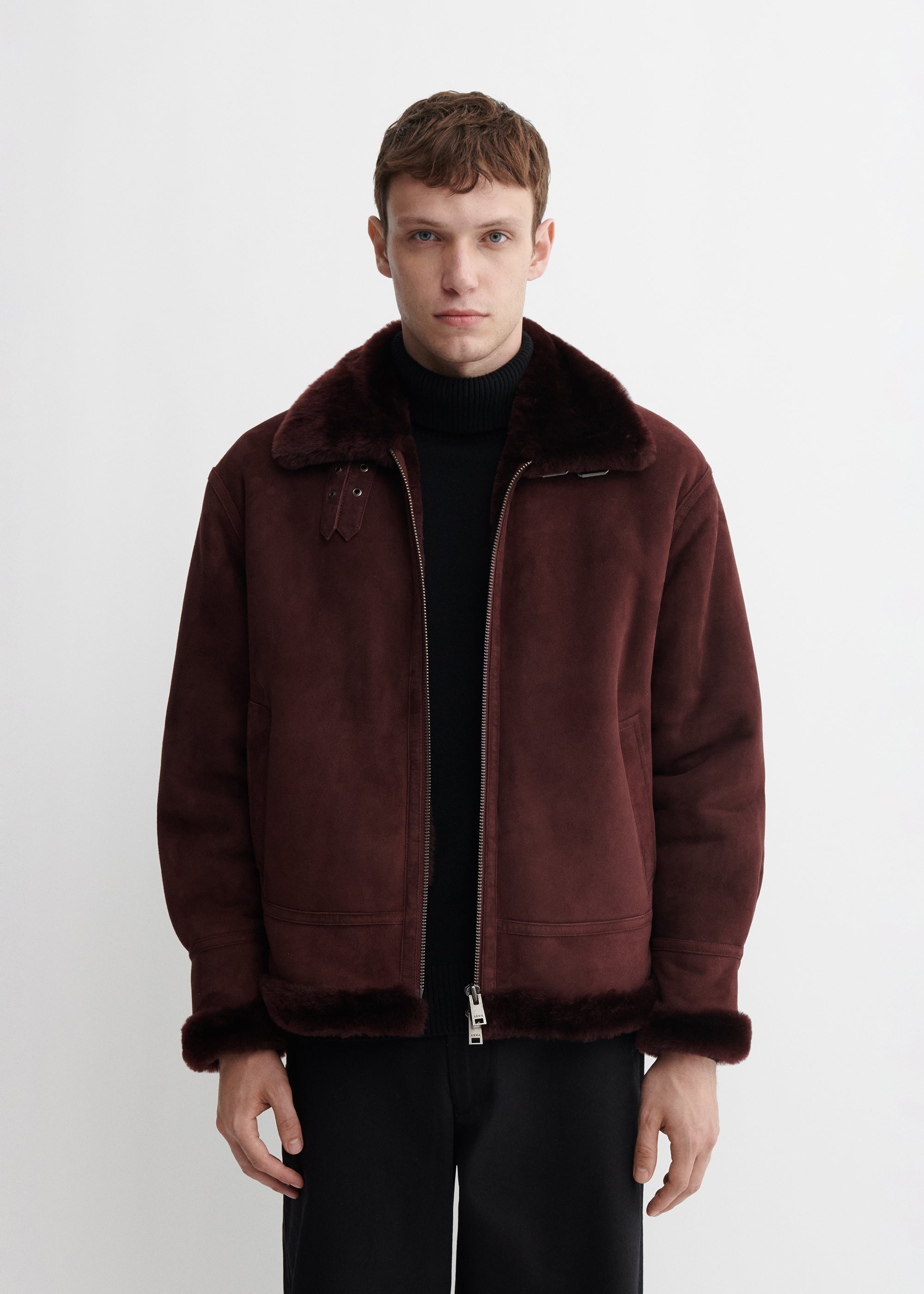 SANO | Shearling Suede Jacket