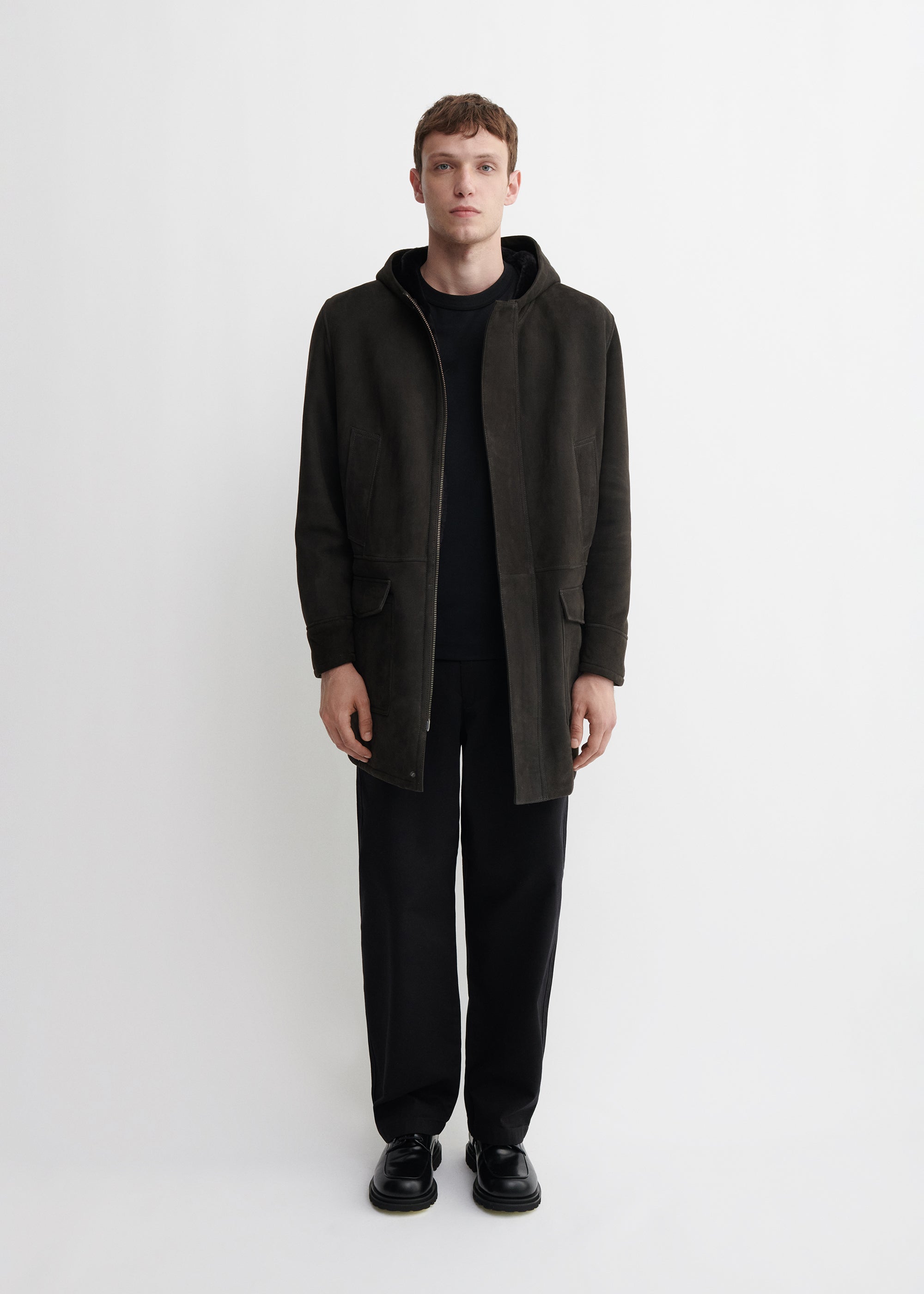 MIAS | Suede Shearling Coat