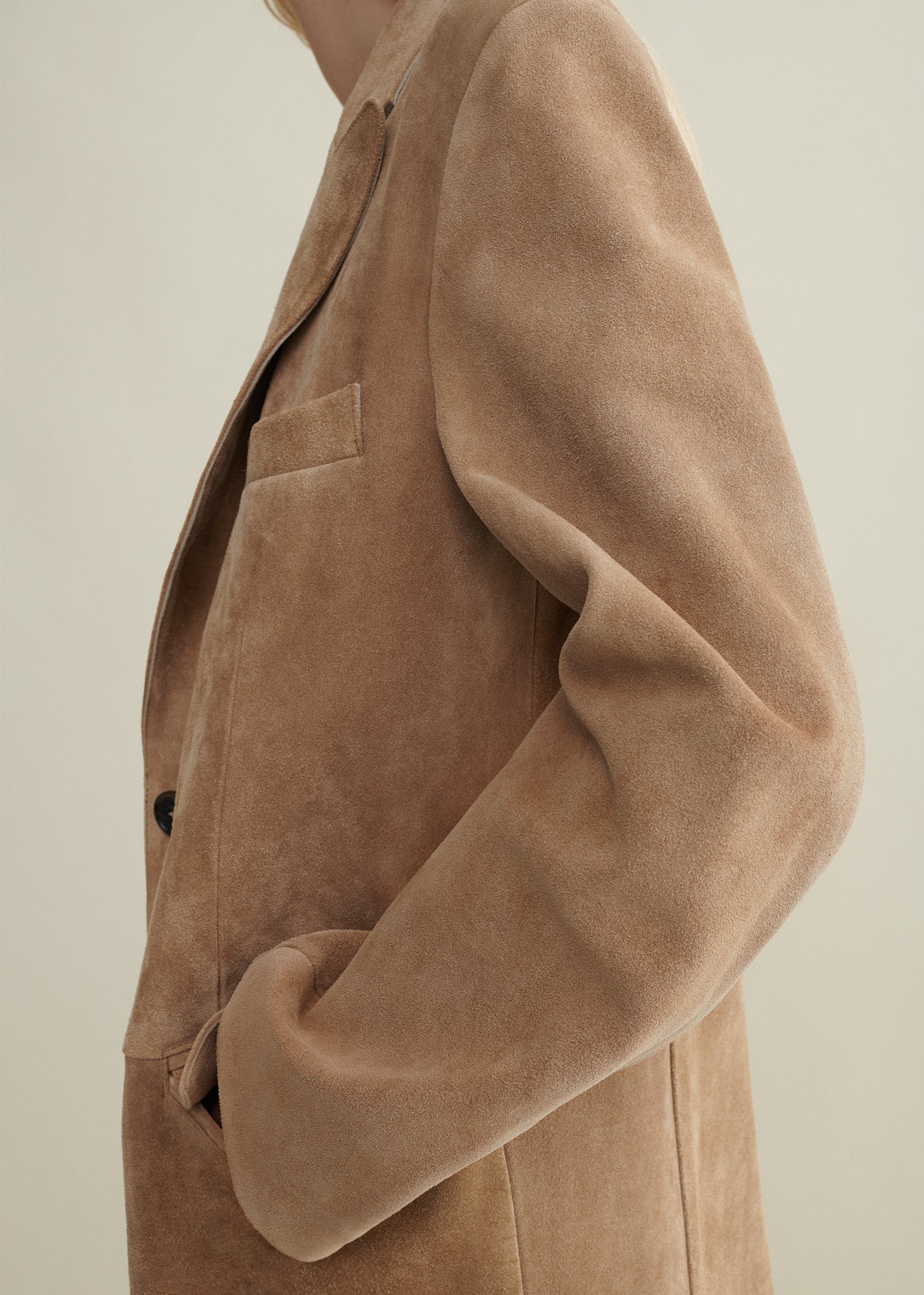 ALISSA | Gritty Suede Long Coat