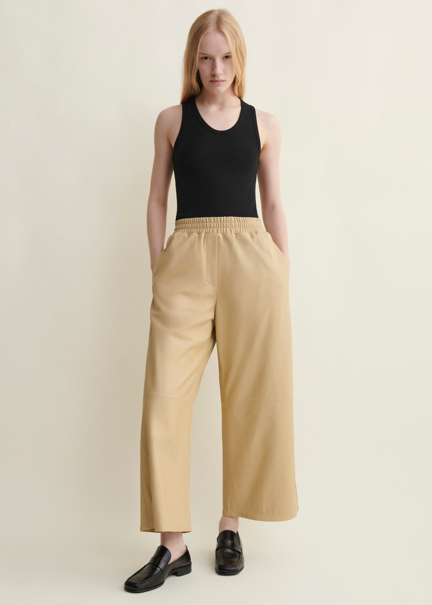 ELIZABETH | Leather Culotte