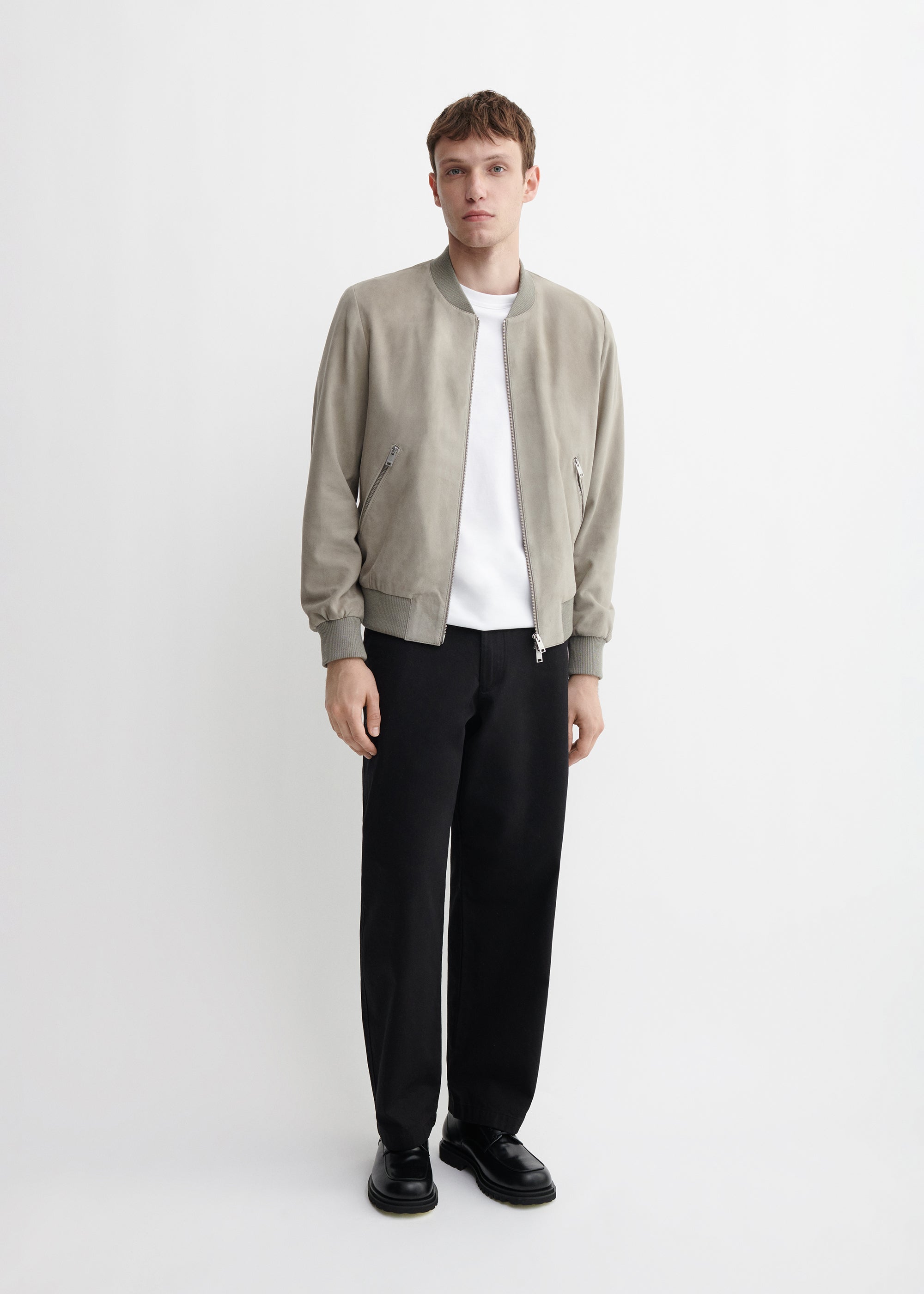 DIDIER | Suede Bomber Jacket