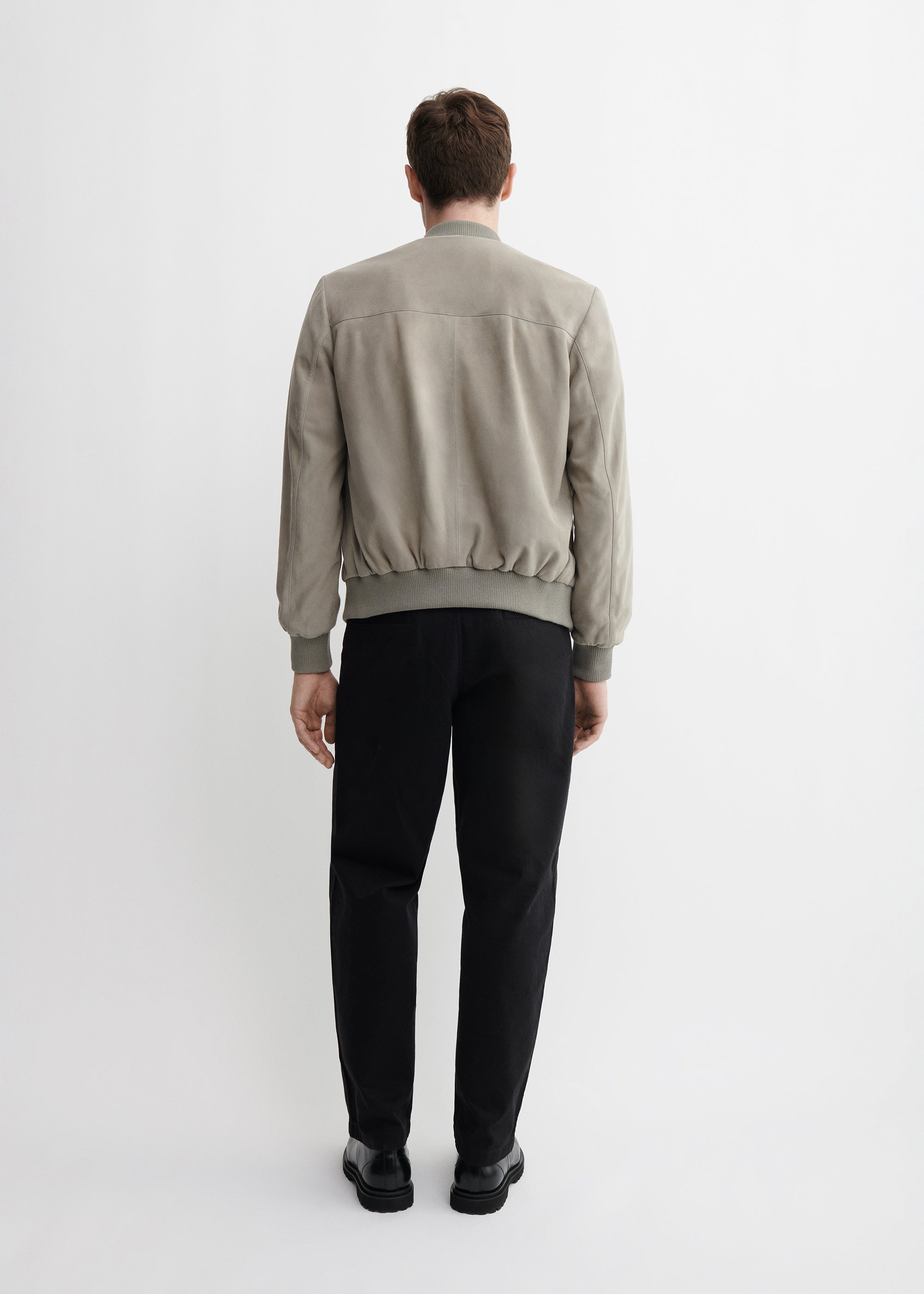 DIDIER | Suede Bomber Jacket