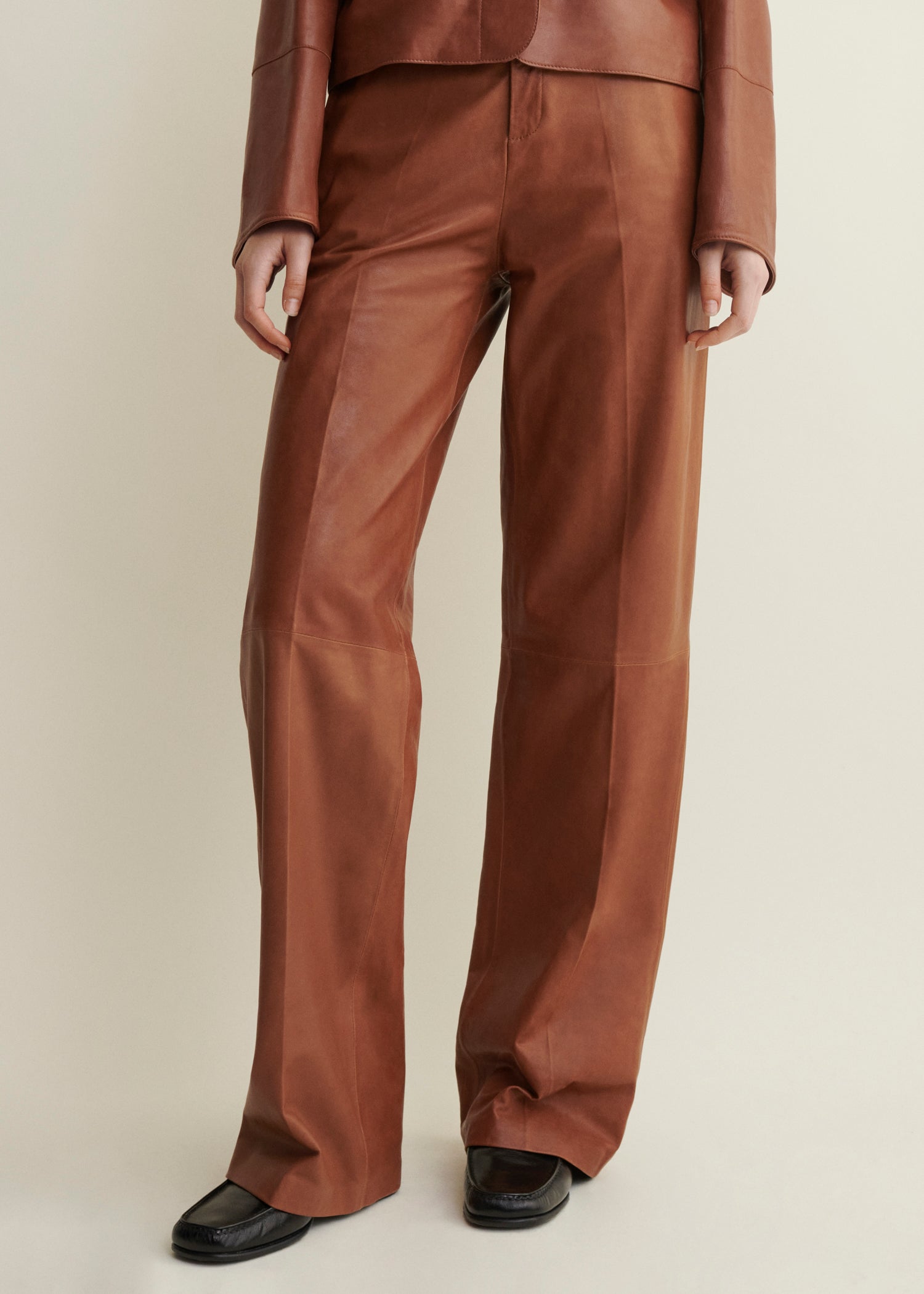 JUNE | Leather Trousers