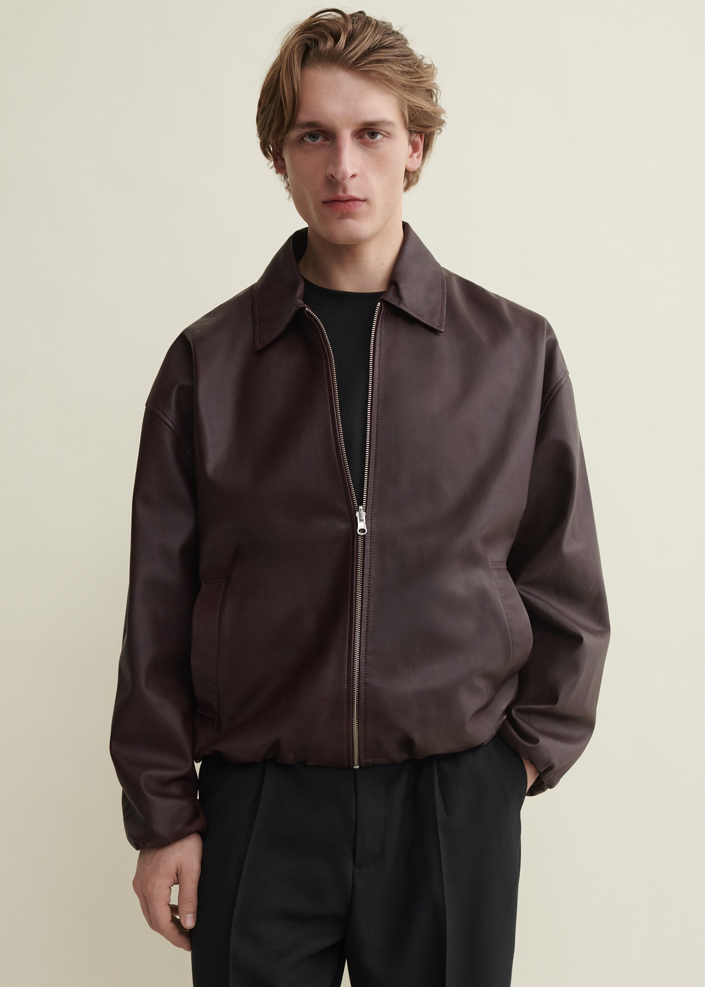BACKETT | Reversible Leather Jacket