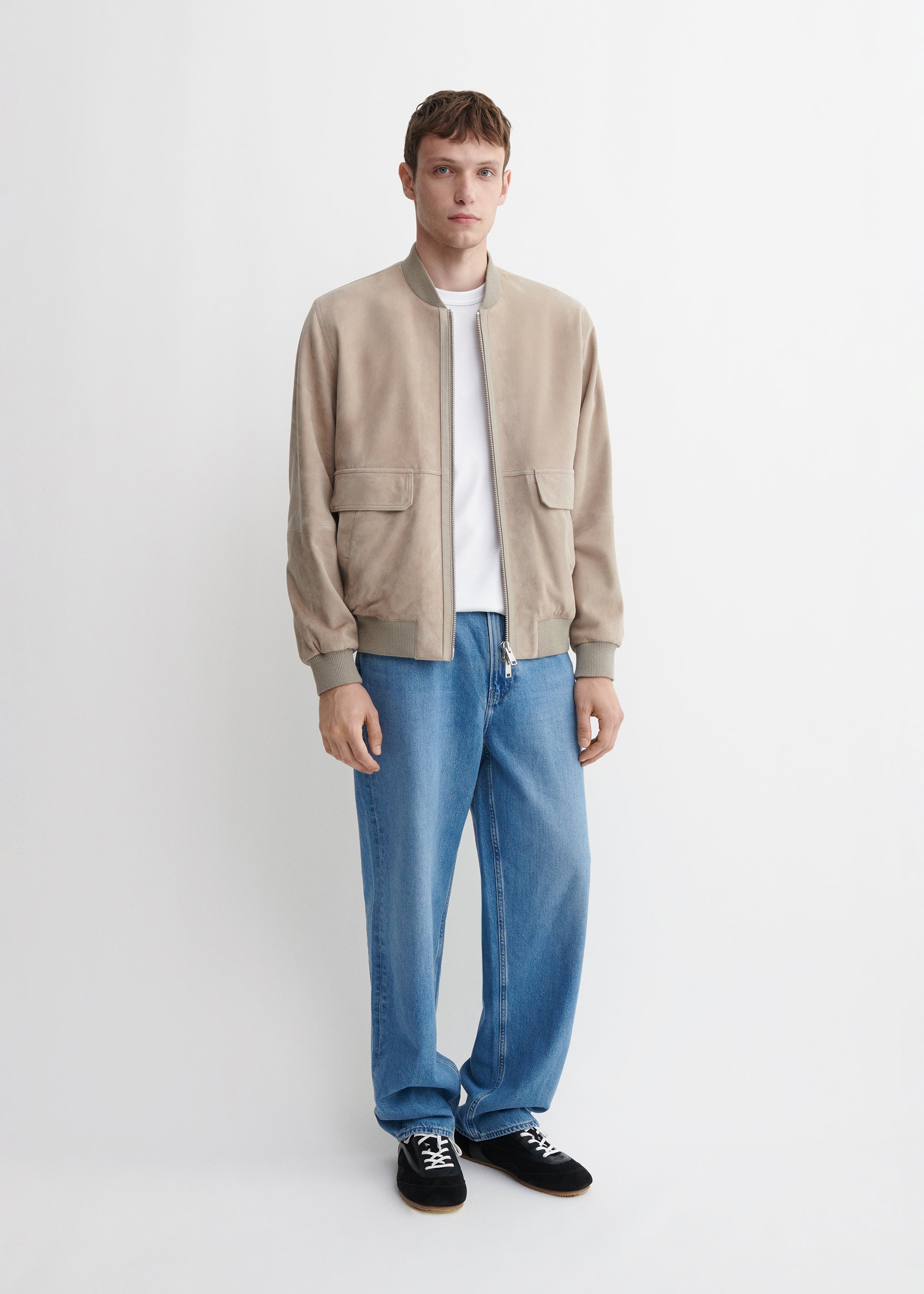 KILLIP | Suede Bomber Jacket