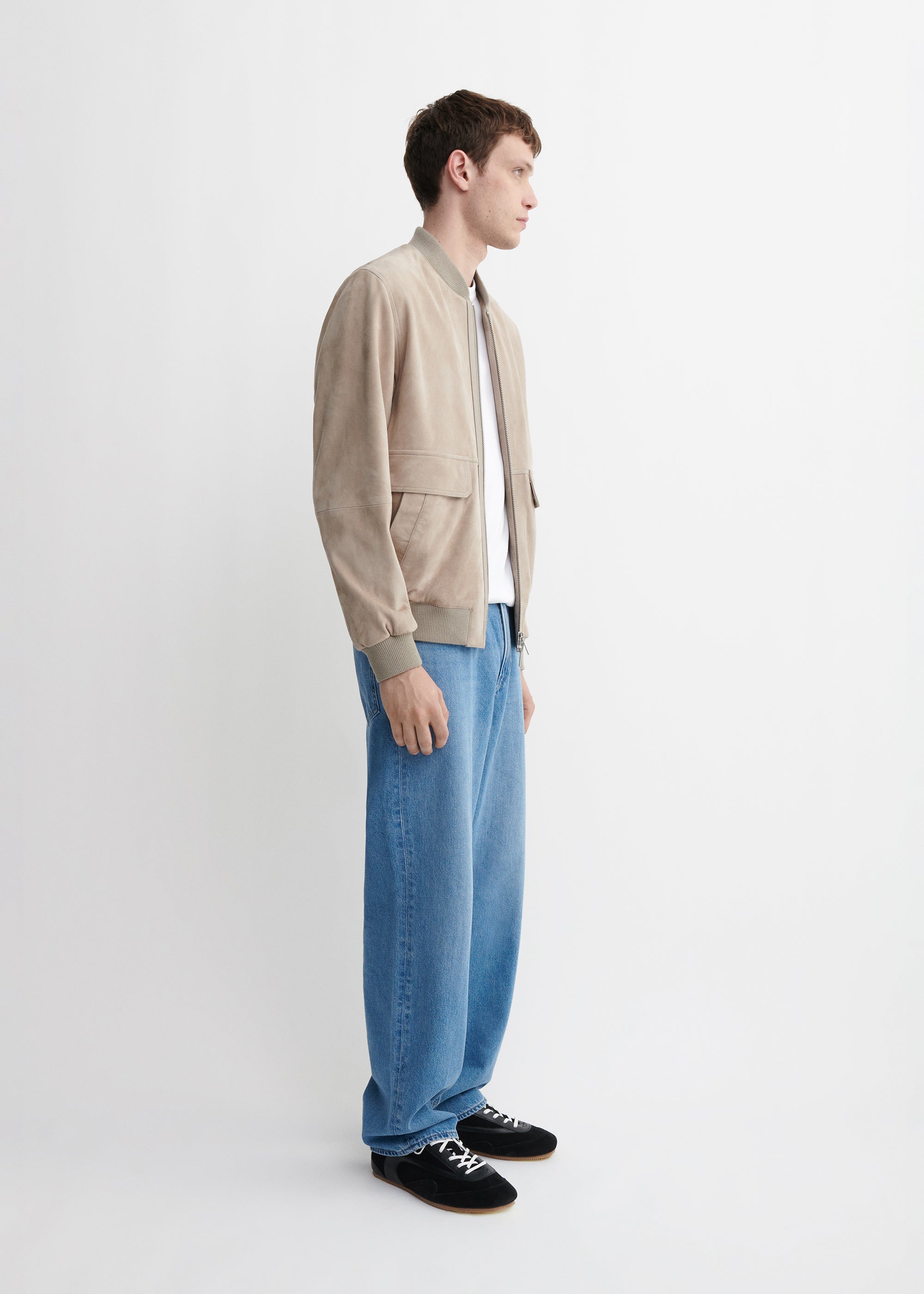 KILLIP | Suede Bomber Jacket