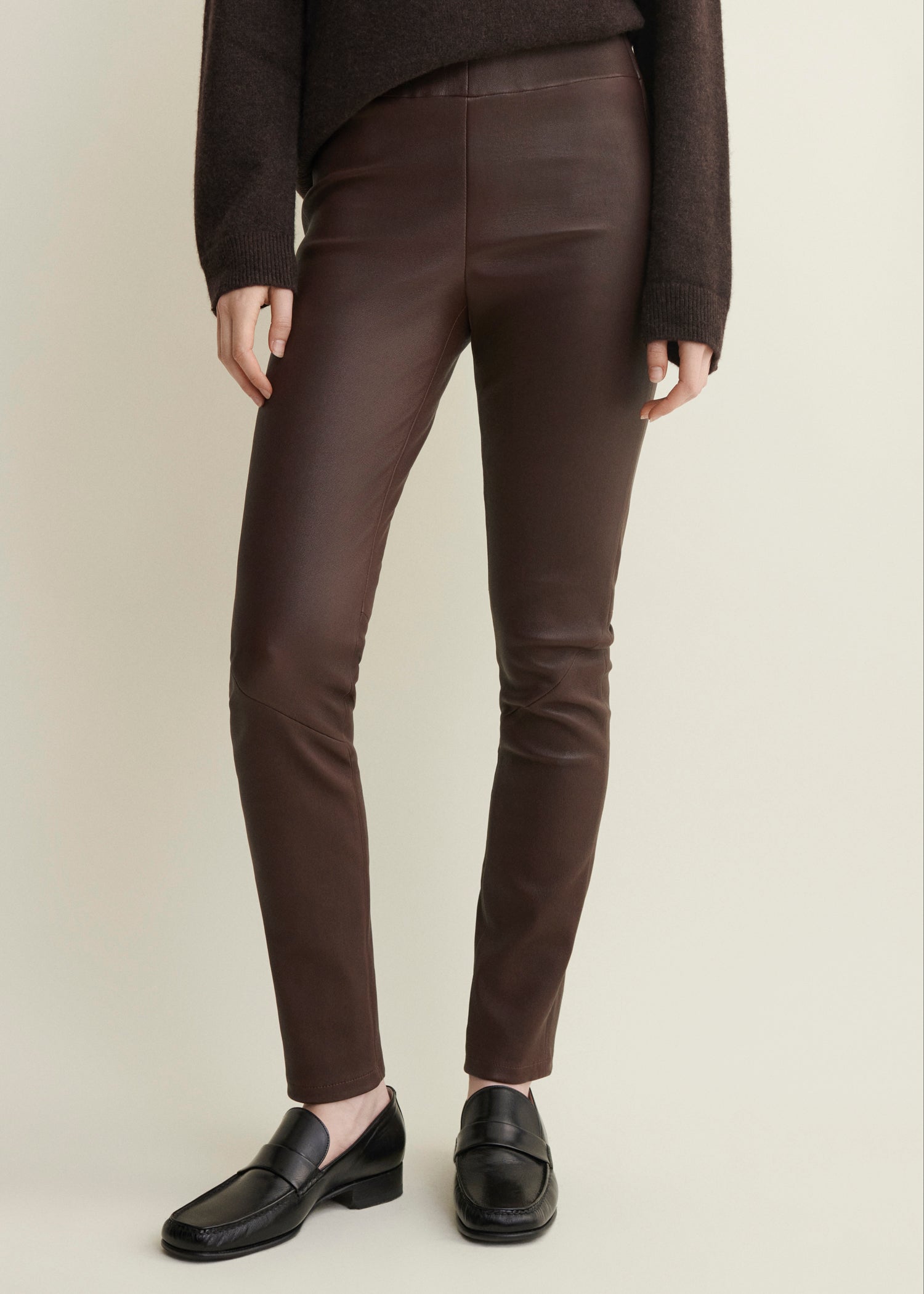 BELLENORA | Leather High-Rise Legging
