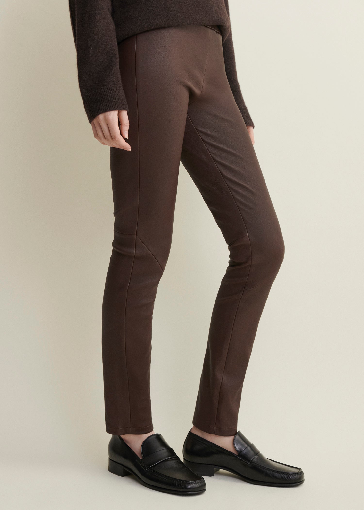 BELLENORA | Leather High-Rise Legging