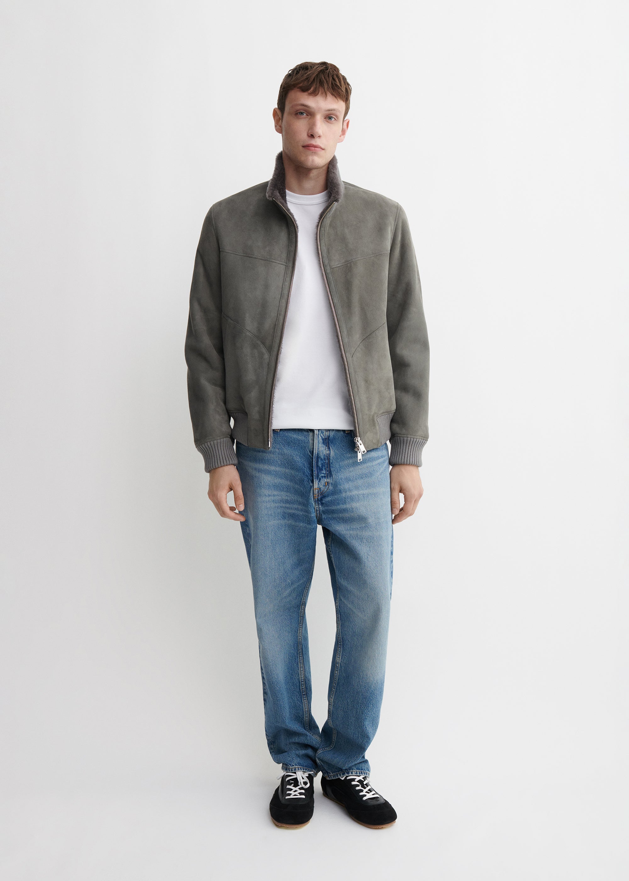 AREK | Shearling Suede Jacket