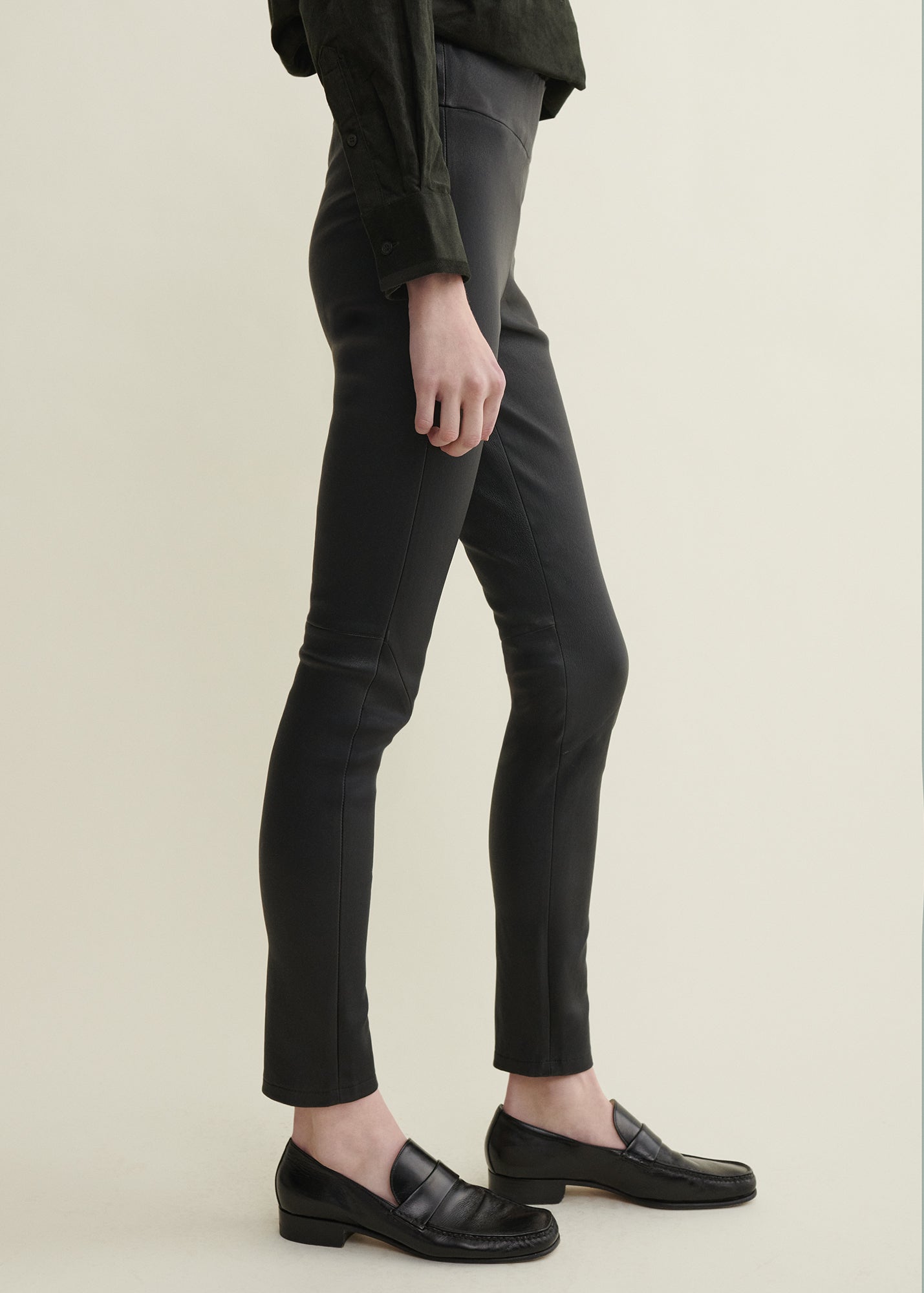 BELLENORA | Leather High-Rise Legging
