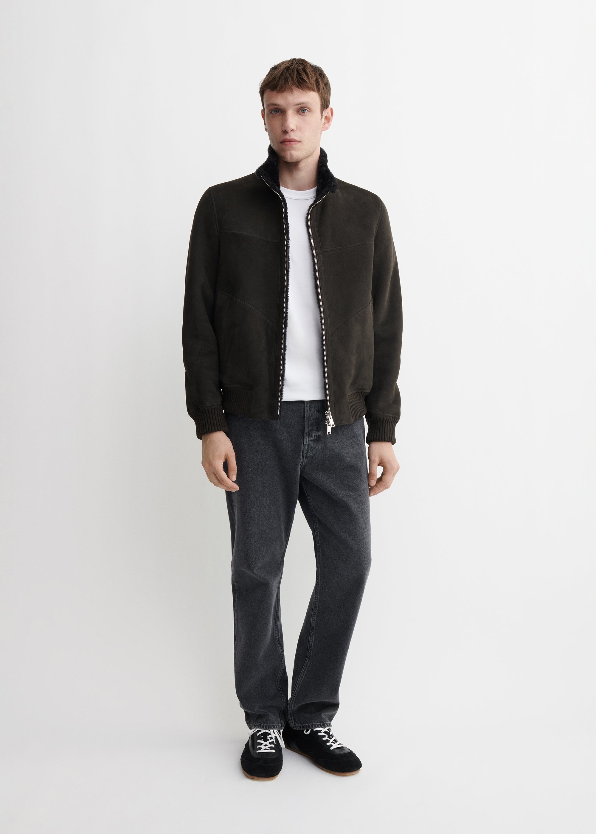 AREK | Shearling Suede Jacket