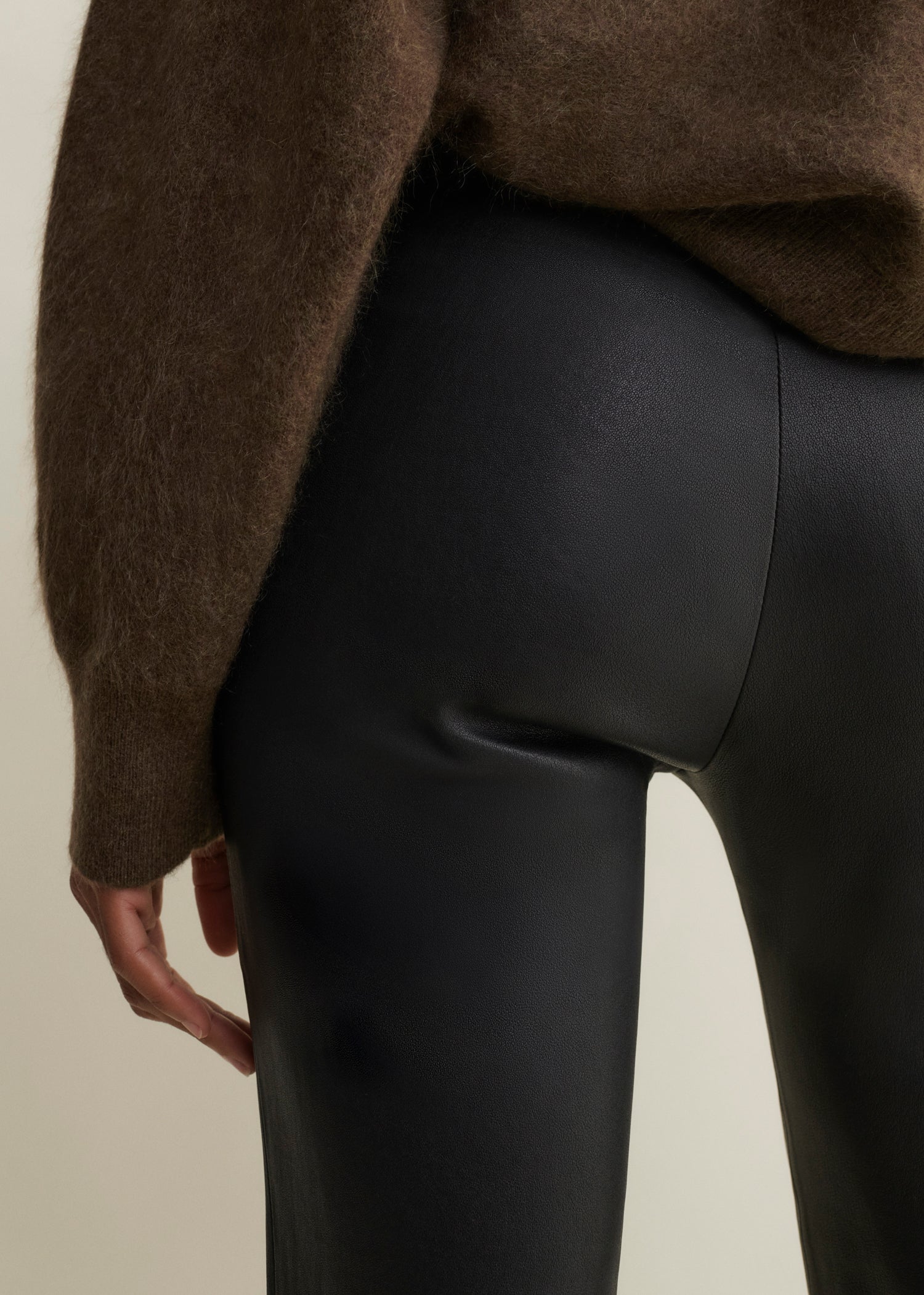ZARAGOZA | Leather Flared Legging