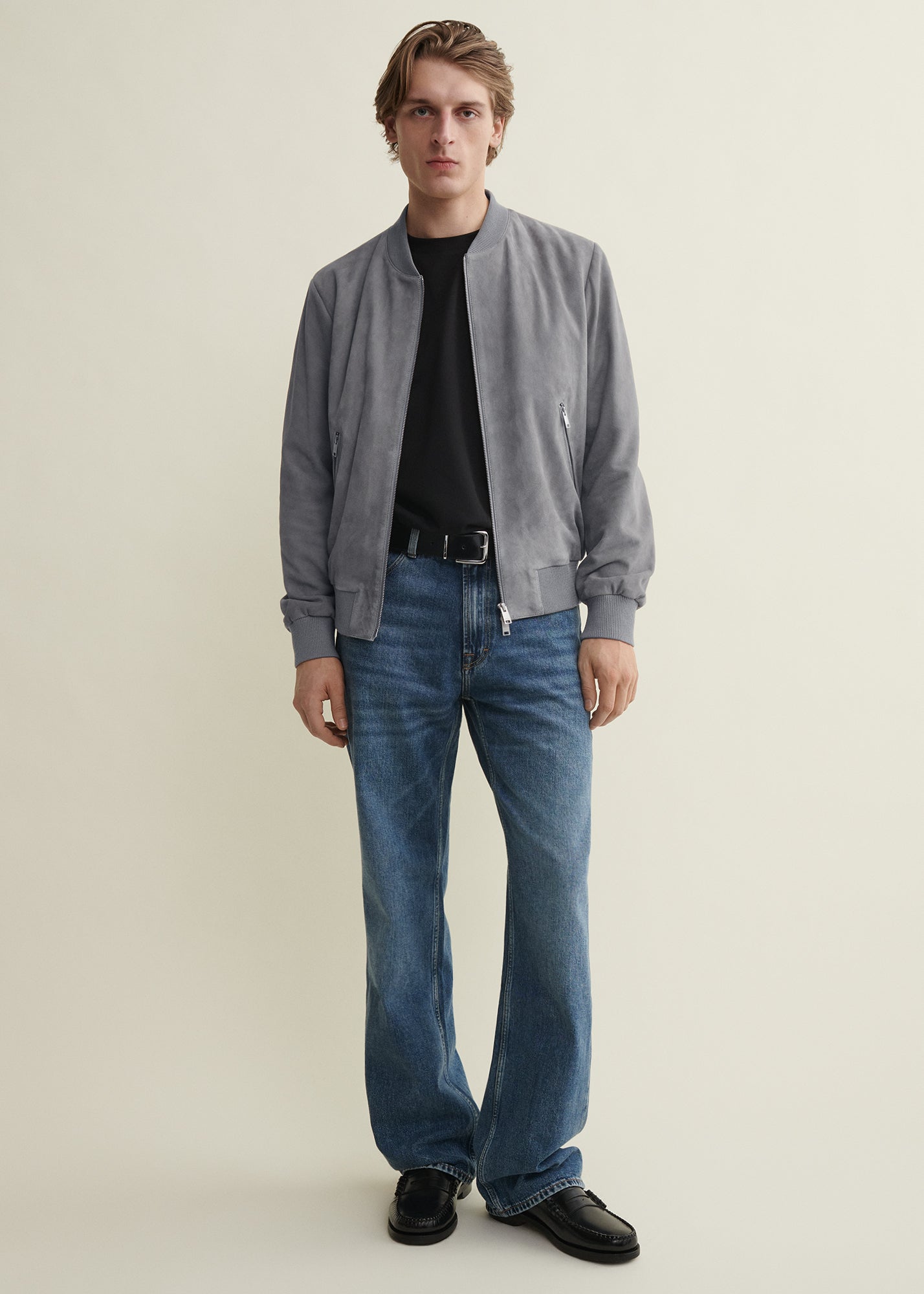 DIDIER | Suede Bomber Jacket