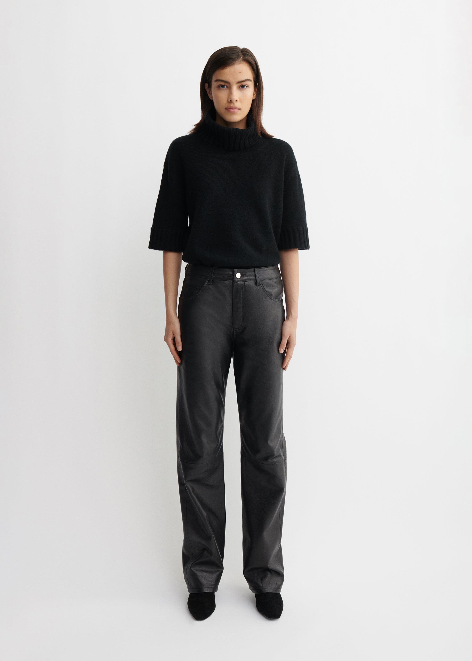 MICHELA | Leather Trousers