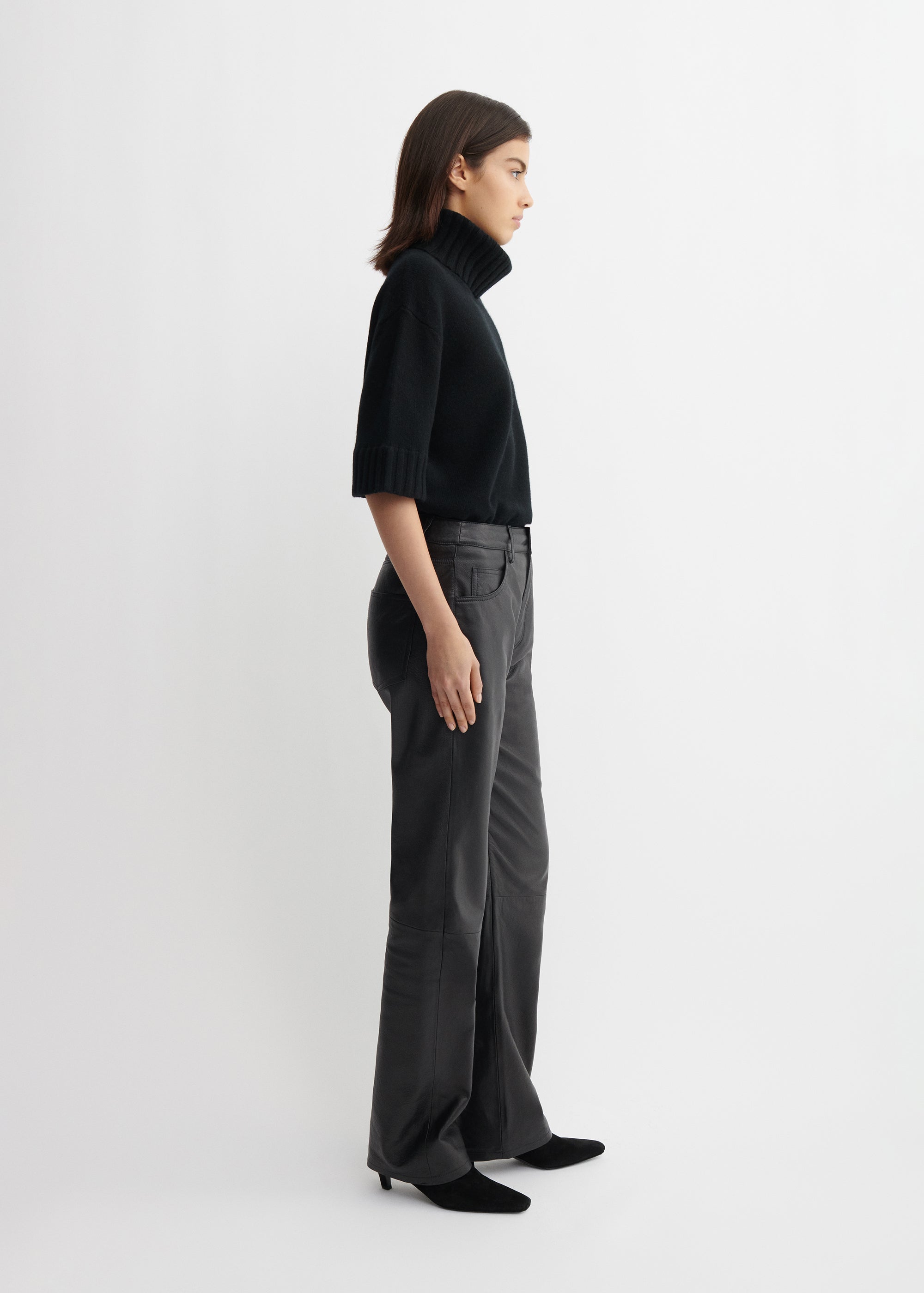 MICHELA | Leather Trousers