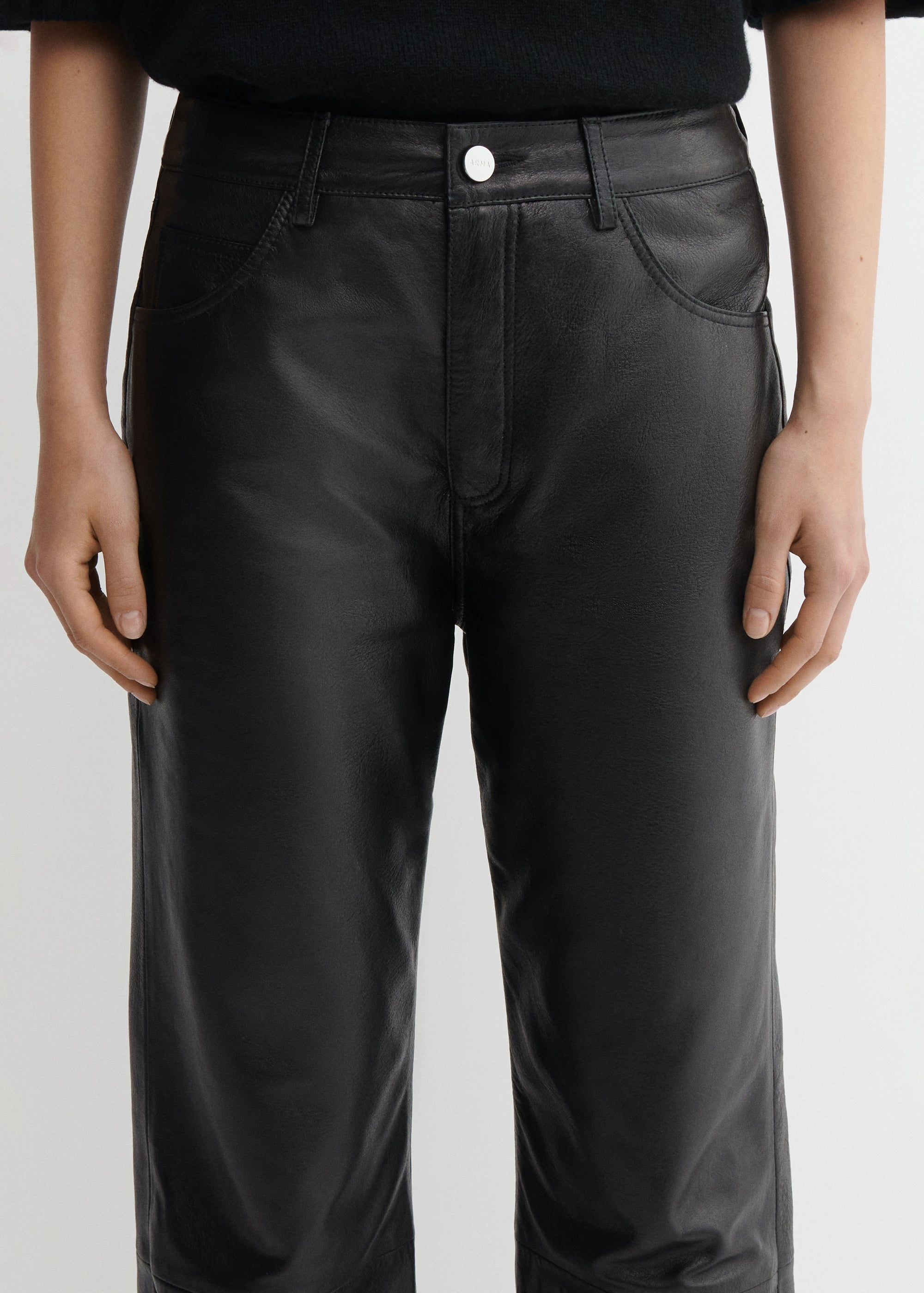 MICHELA | Leather Trousers