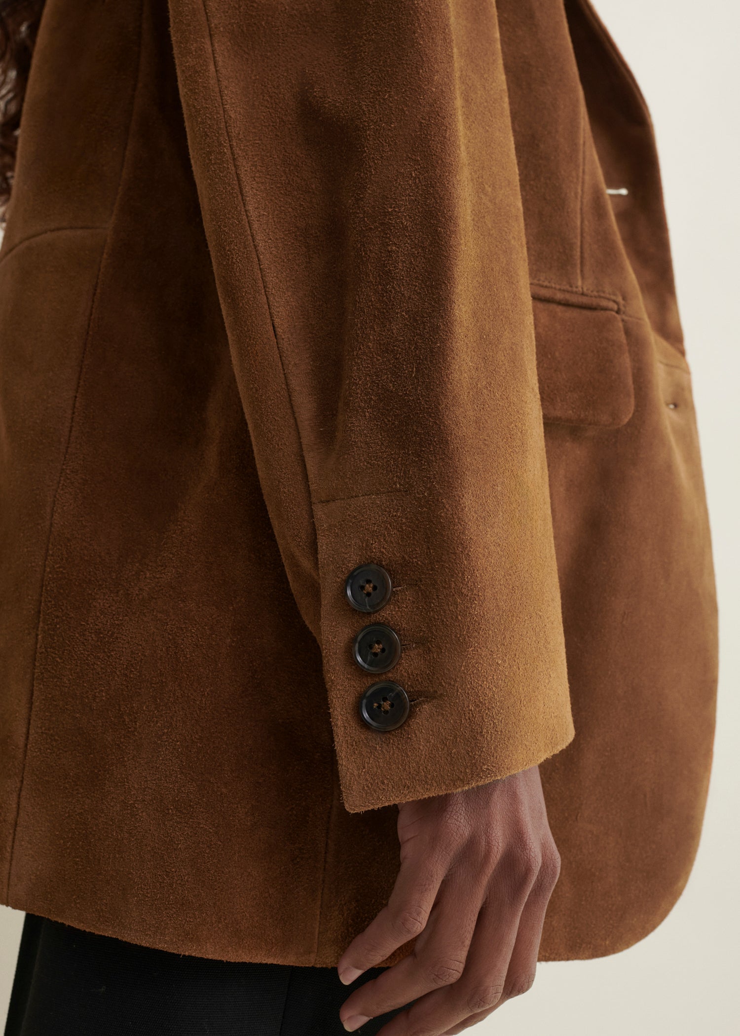 BENNY | Gritty Suede Oversized Blazer