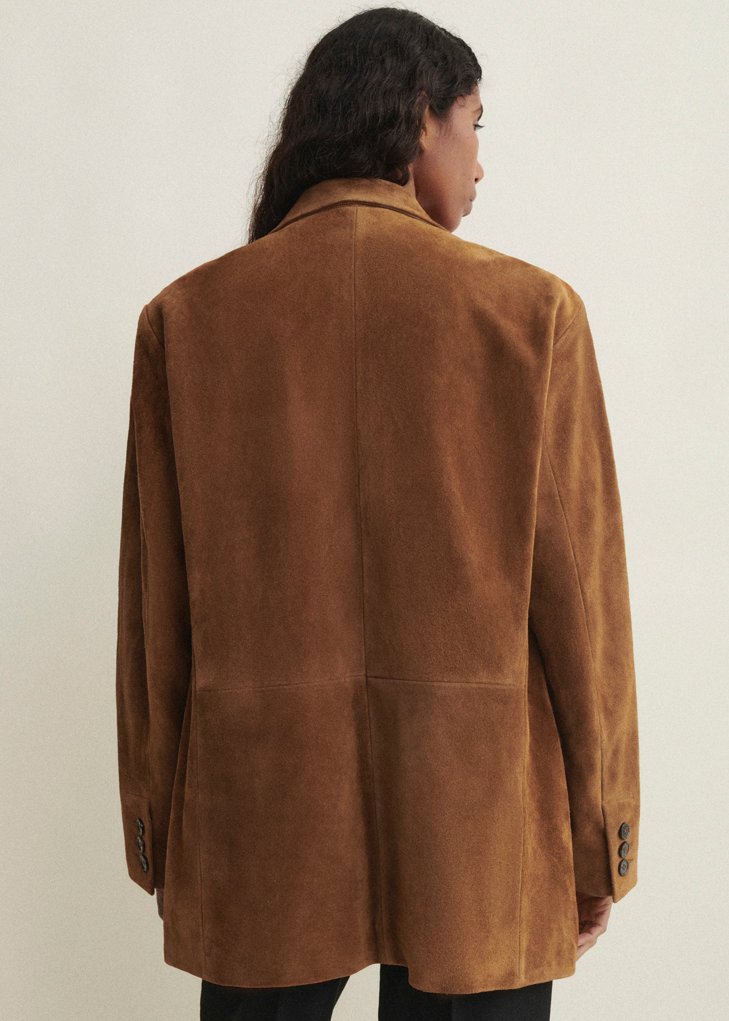 BENNY | Gritty Suede Oversized Blazer