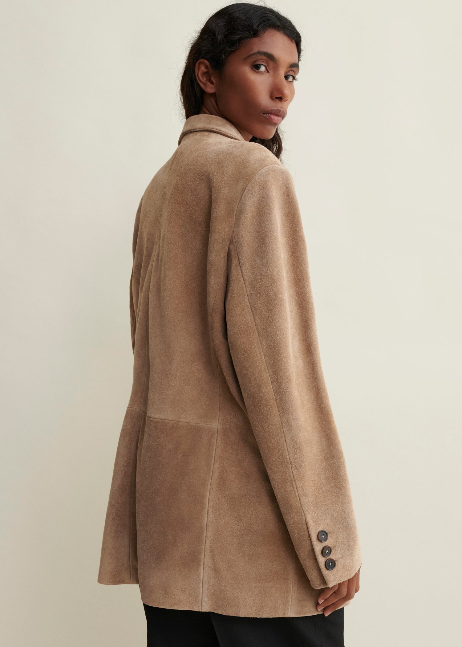 BENNY | Gritty Suede Oversized Blazer