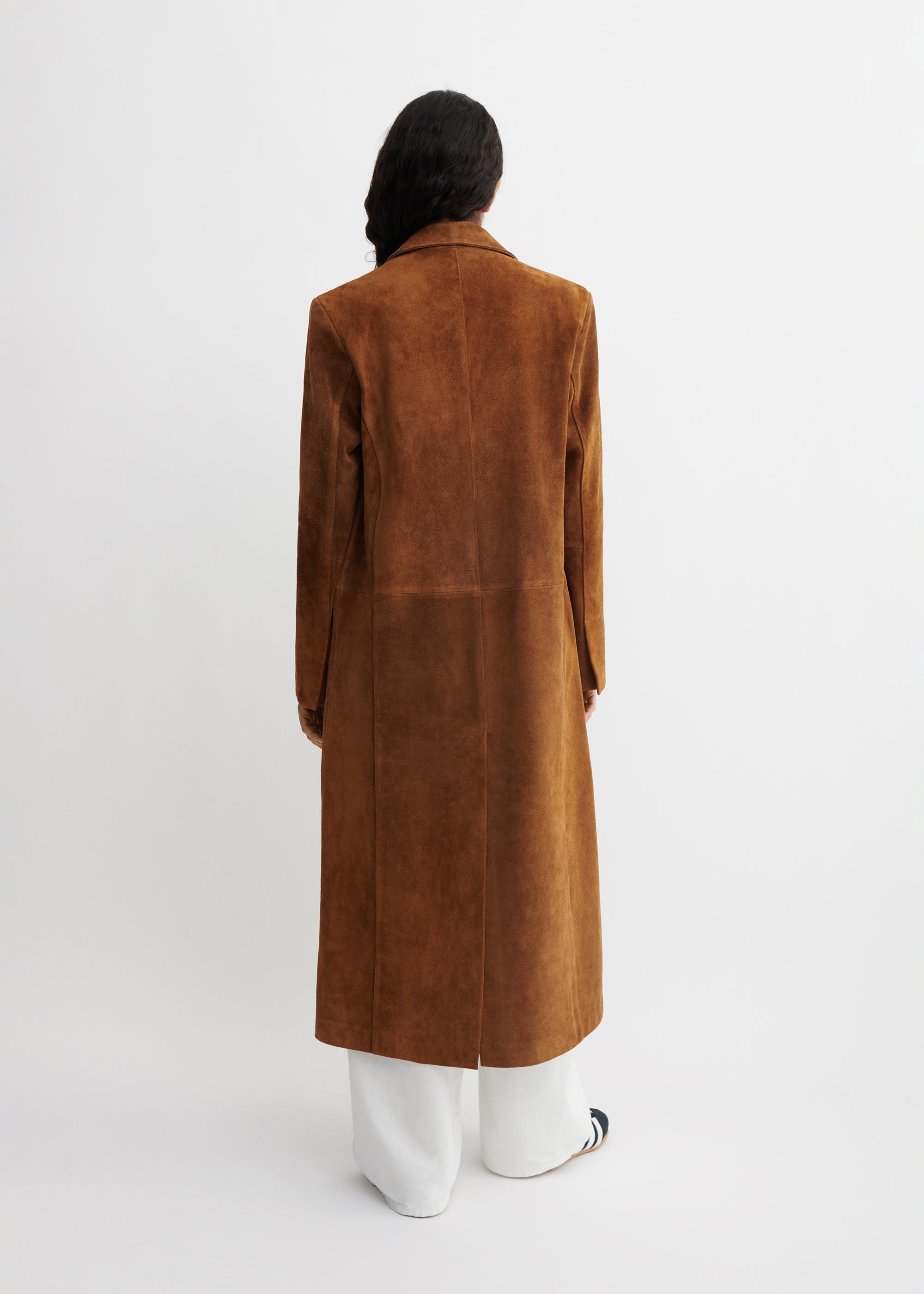 ALISSA | Gritty Suede Long Coat