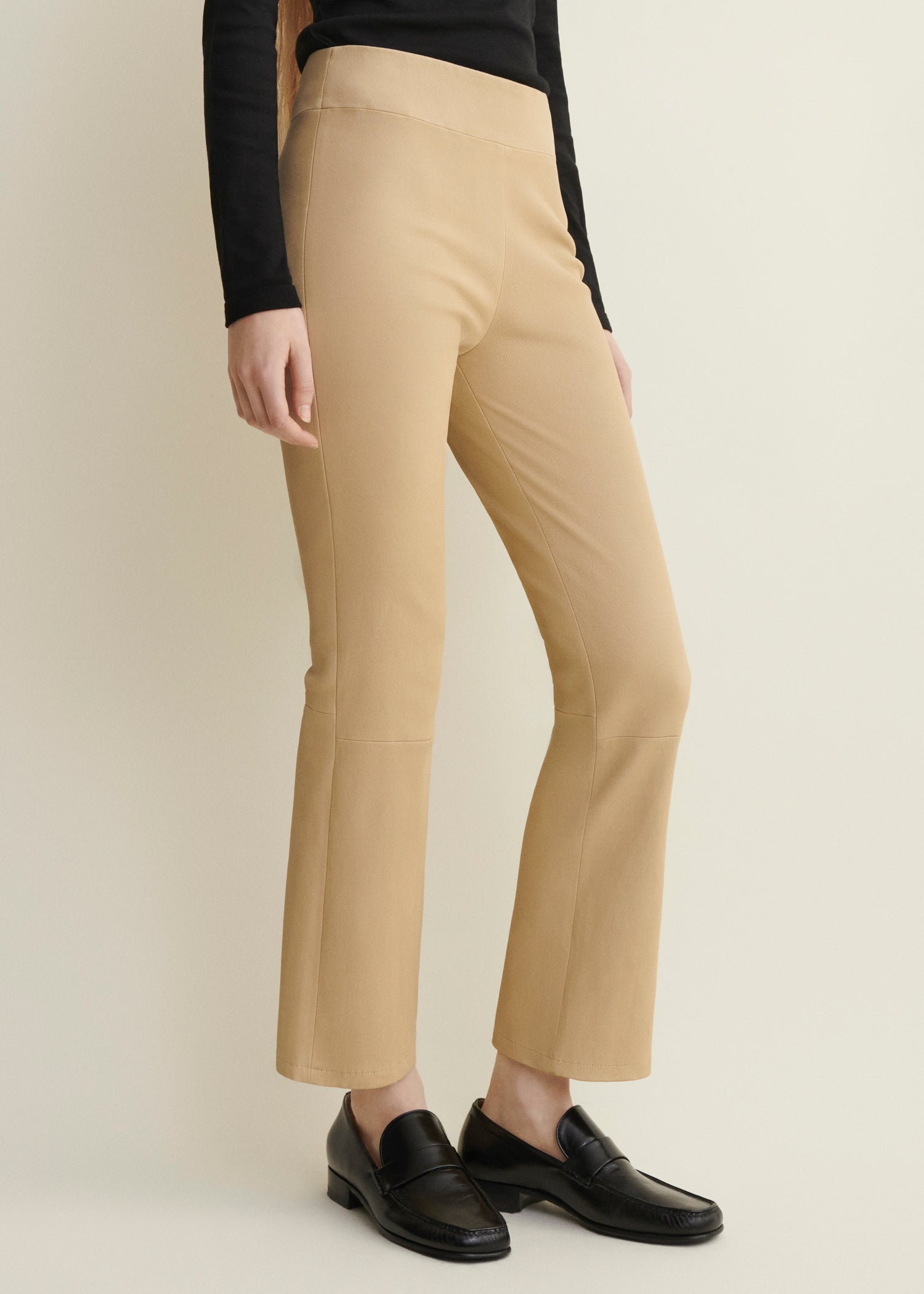 ZARAGOZA | Leather Flared Legging