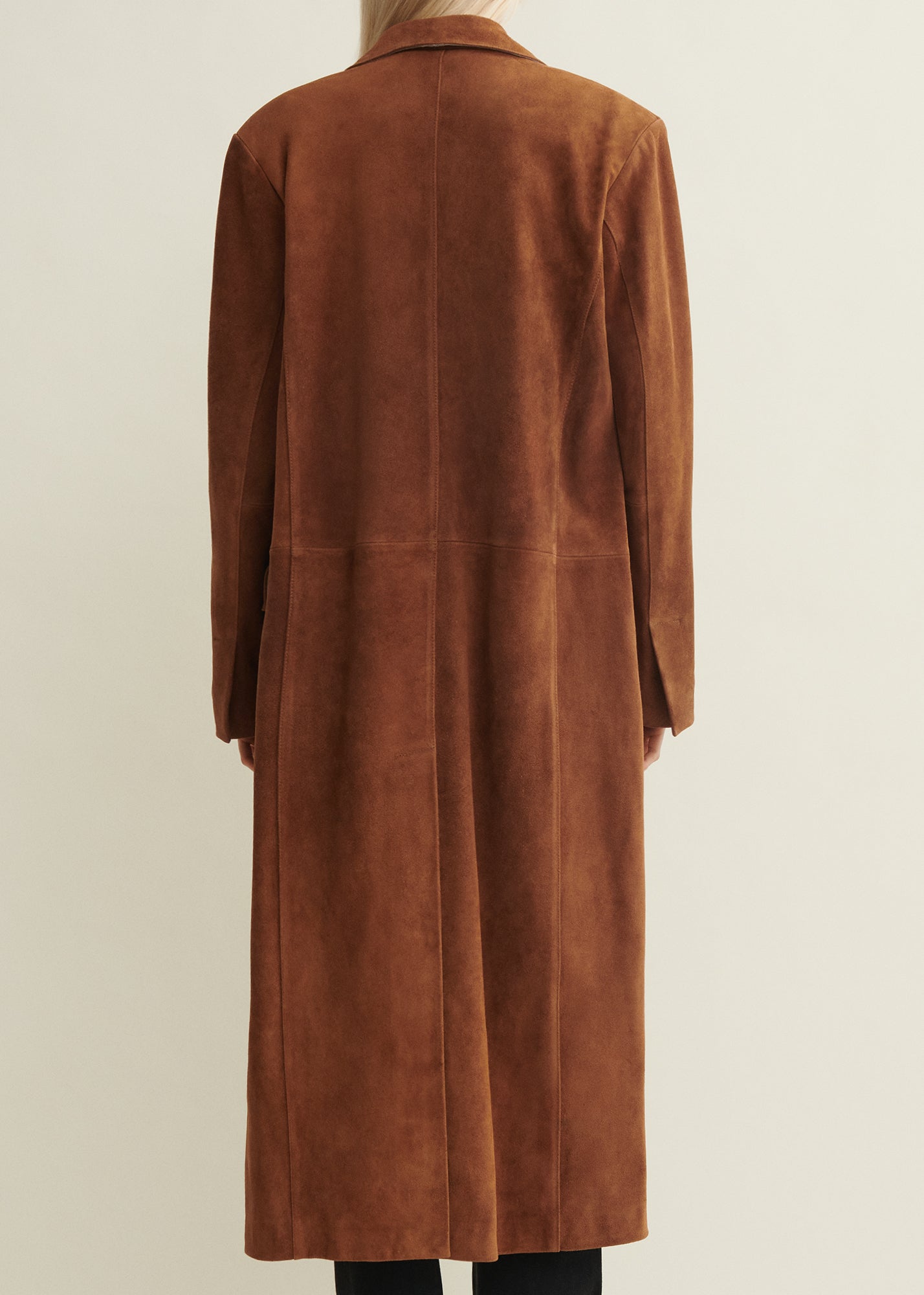 ALISSA | Gritty Suede Long Coat