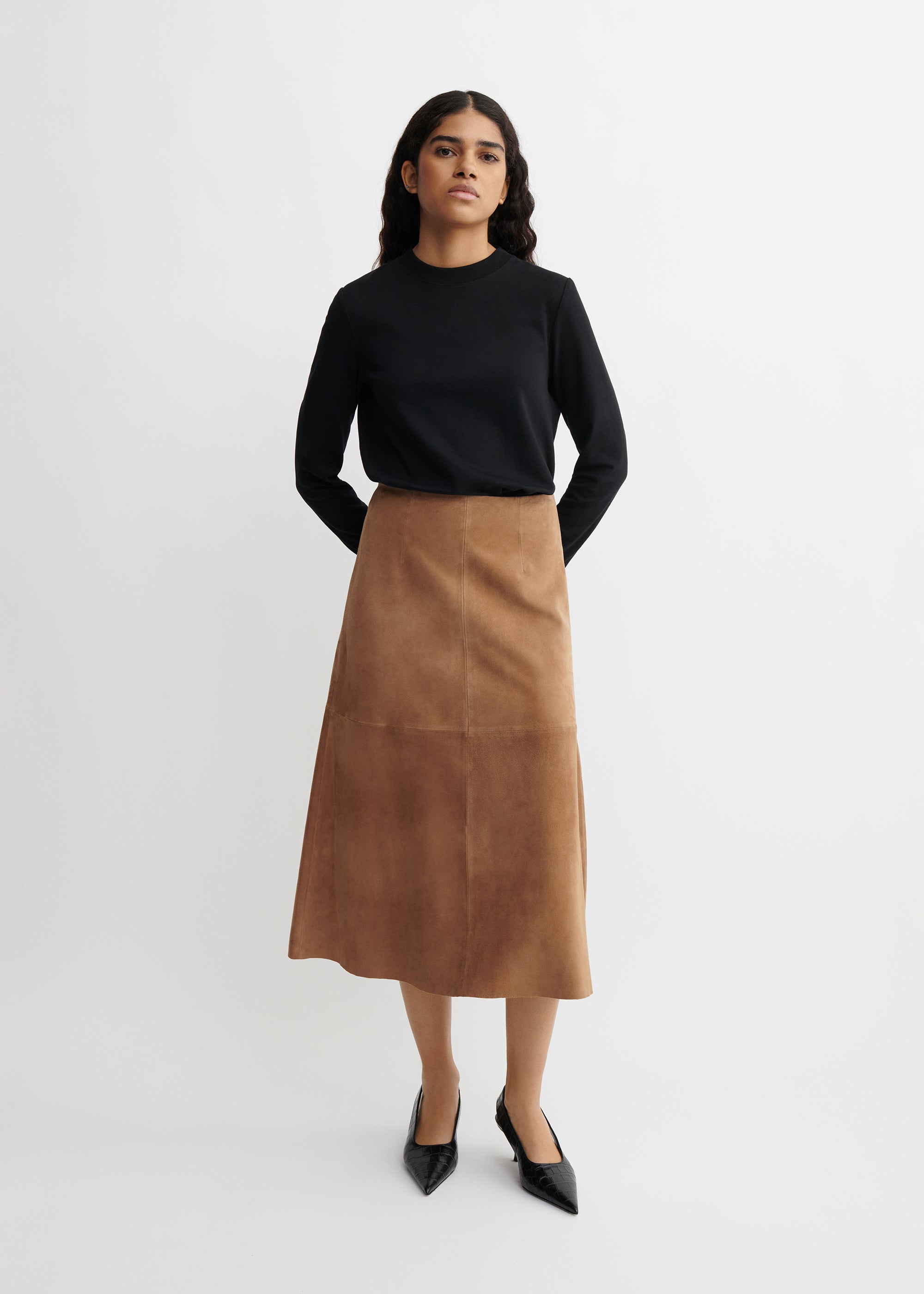 PHILIPA | Suede Skirt